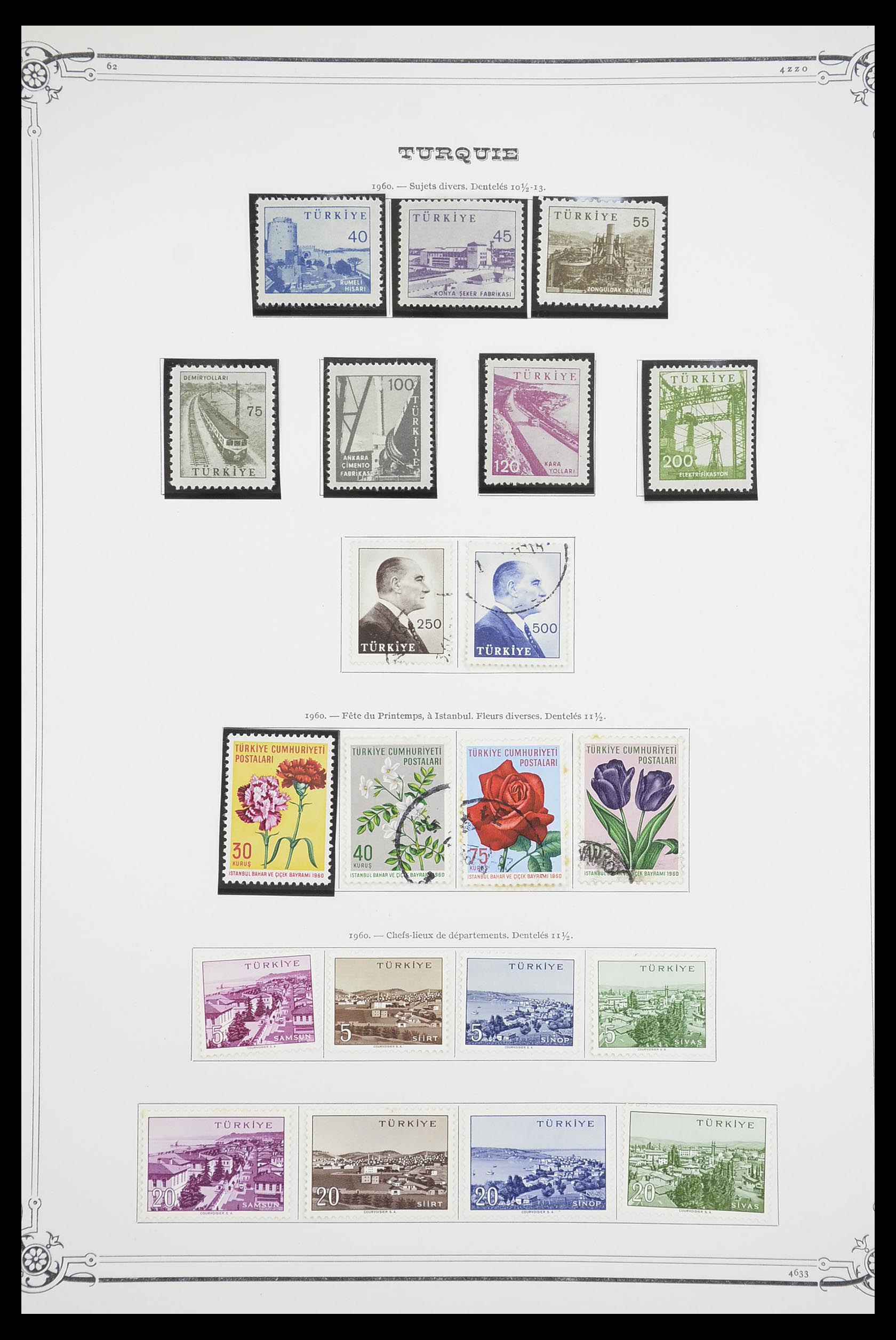 33691 071 - Postzegelverzameling 33691 Turkije 1865-1975.