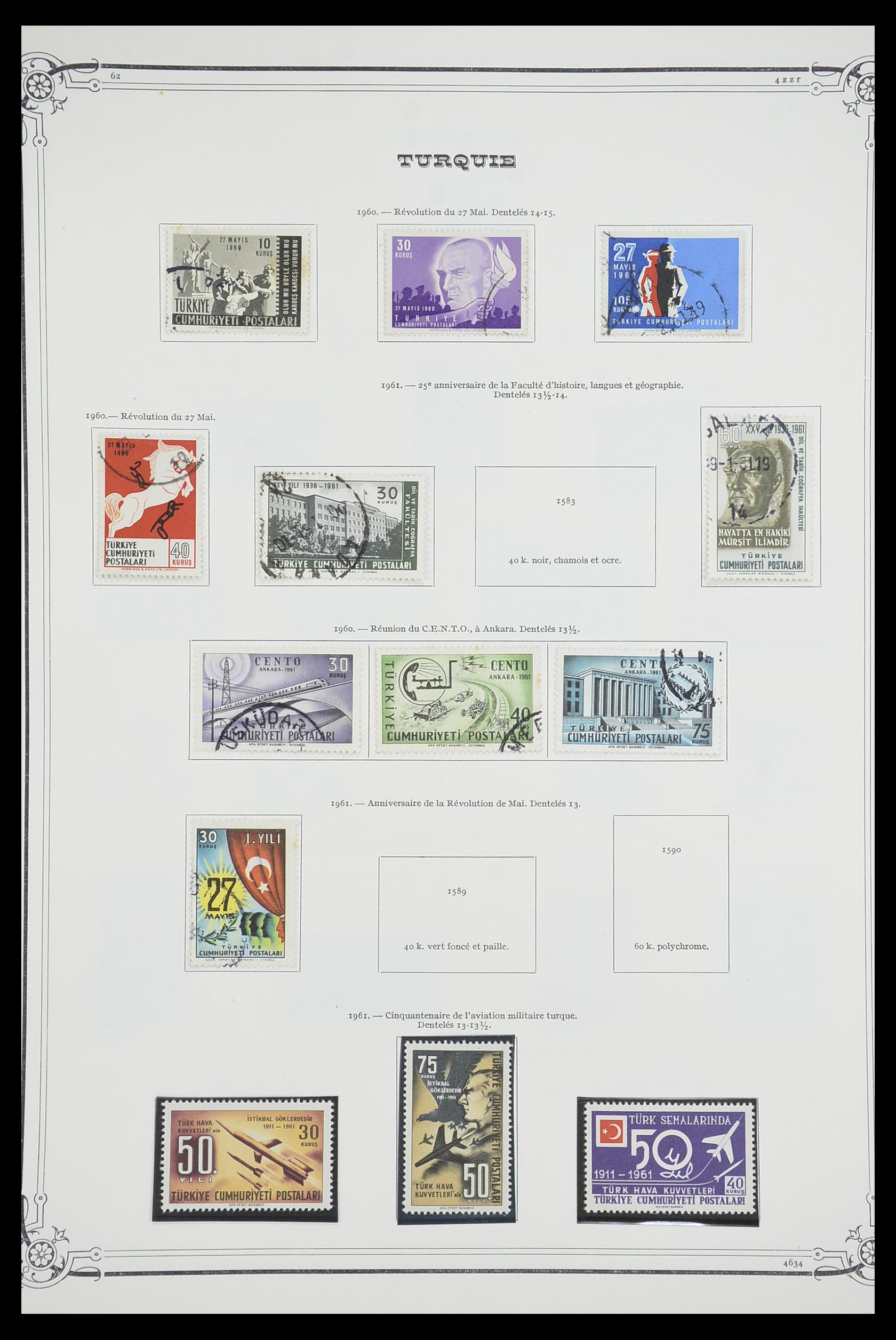 33691 074 - Stamp collection 33691 Turkey 1865-1975.