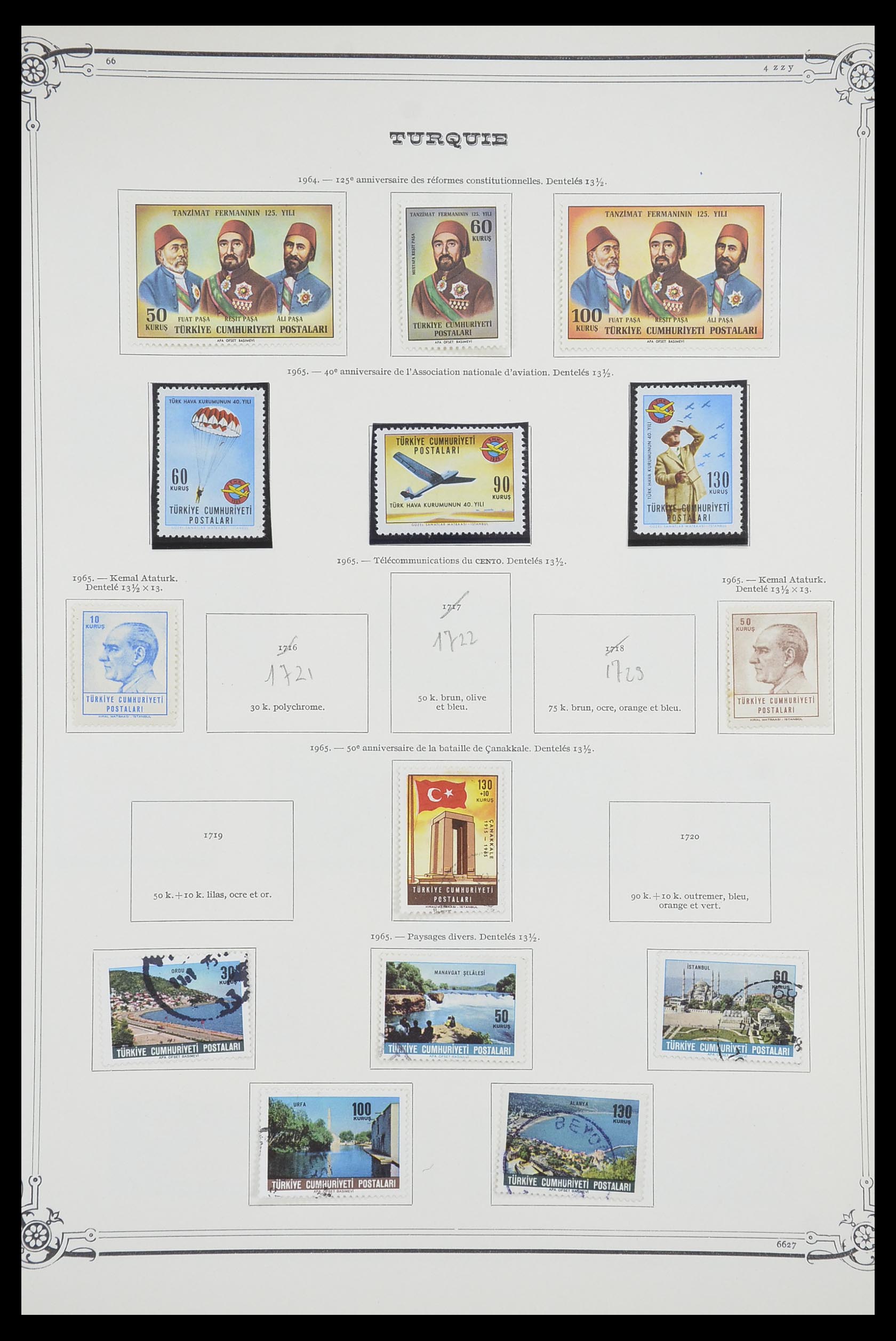 33691 081 - Stamp collection 33691 Turkey 1865-1975.