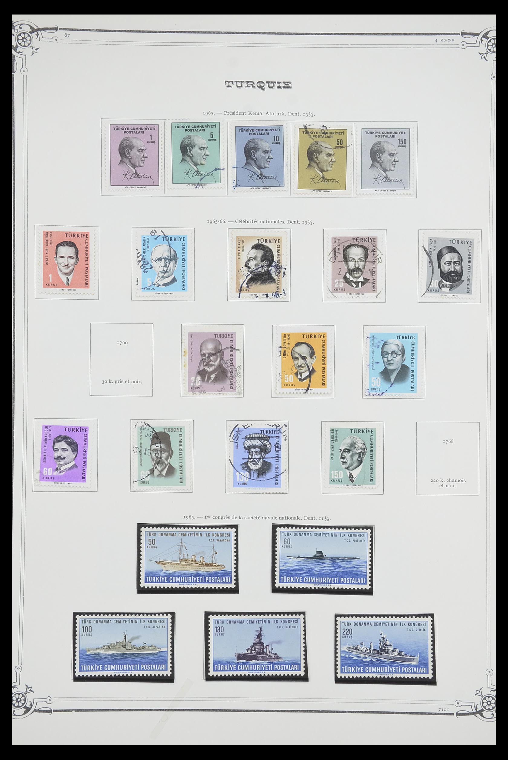 33691 083 - Stamp collection 33691 Turkey 1865-1975.
