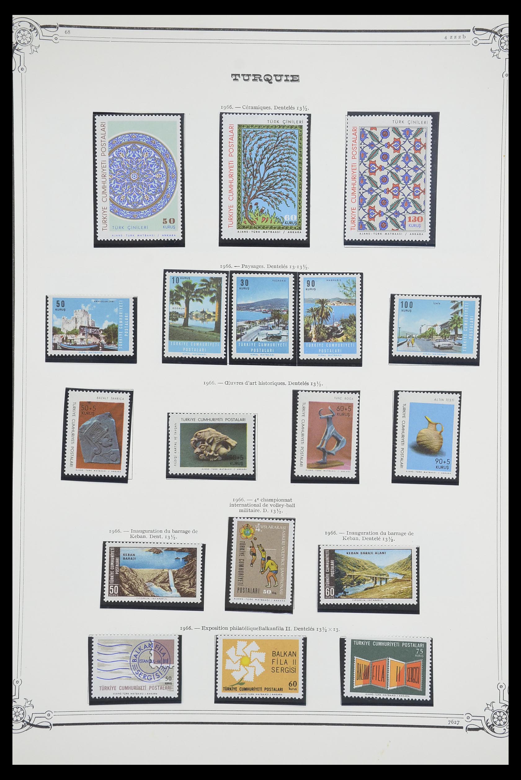 33691 084 - Postzegelverzameling 33691 Turkije 1865-1975.