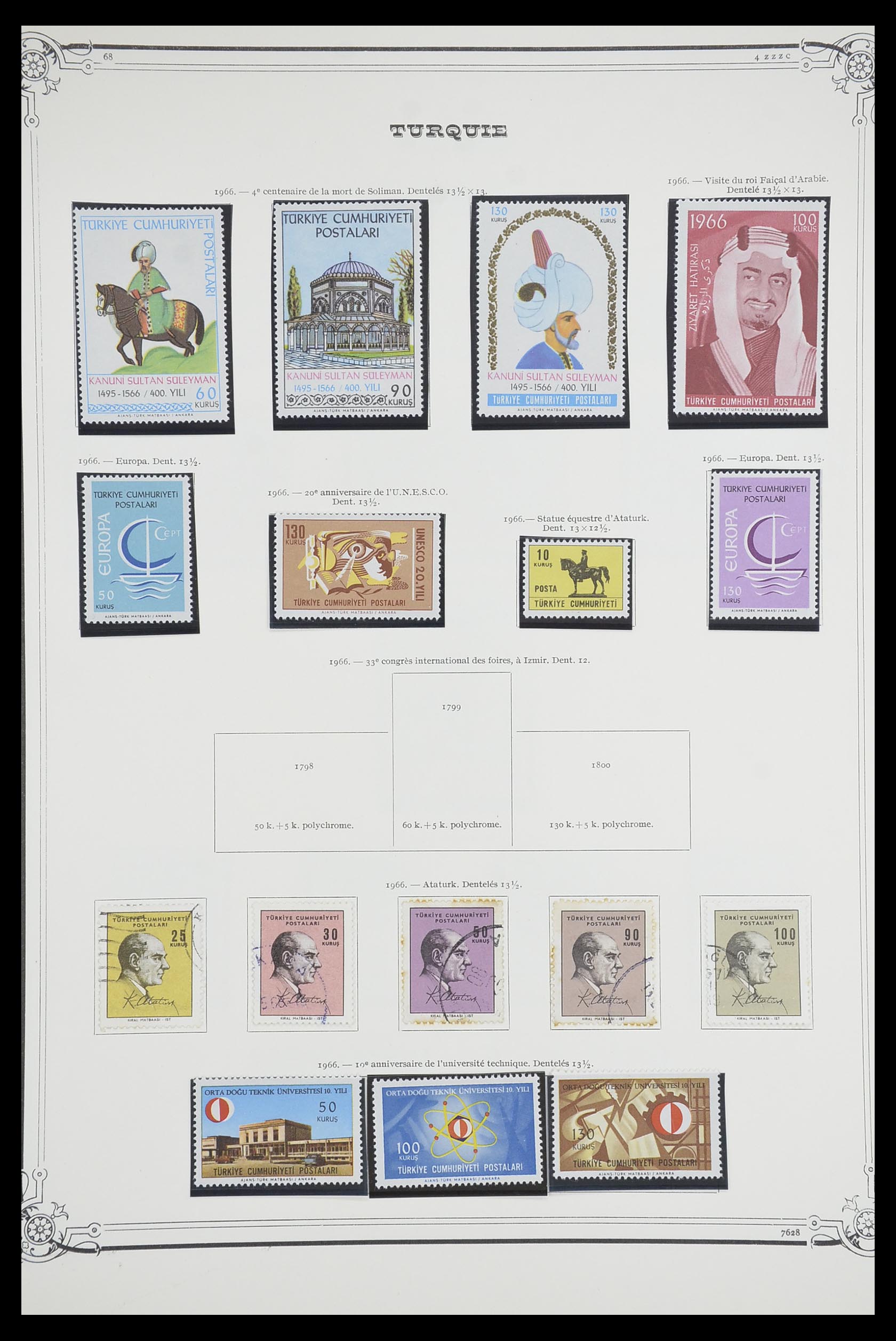 33691 085 - Postzegelverzameling 33691 Turkije 1865-1975.