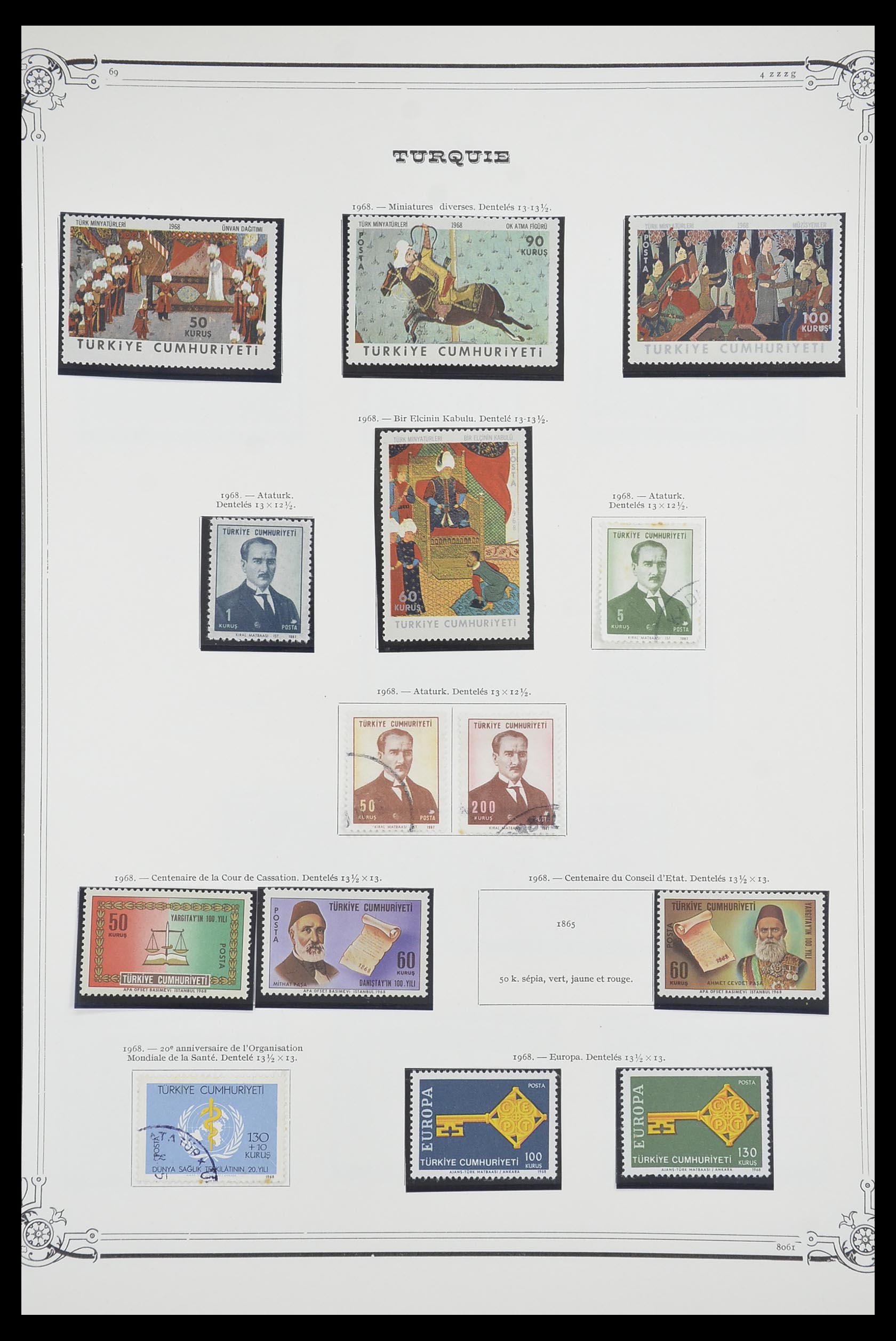 33691 089 - Stamp collection 33691 Turkey 1865-1975.