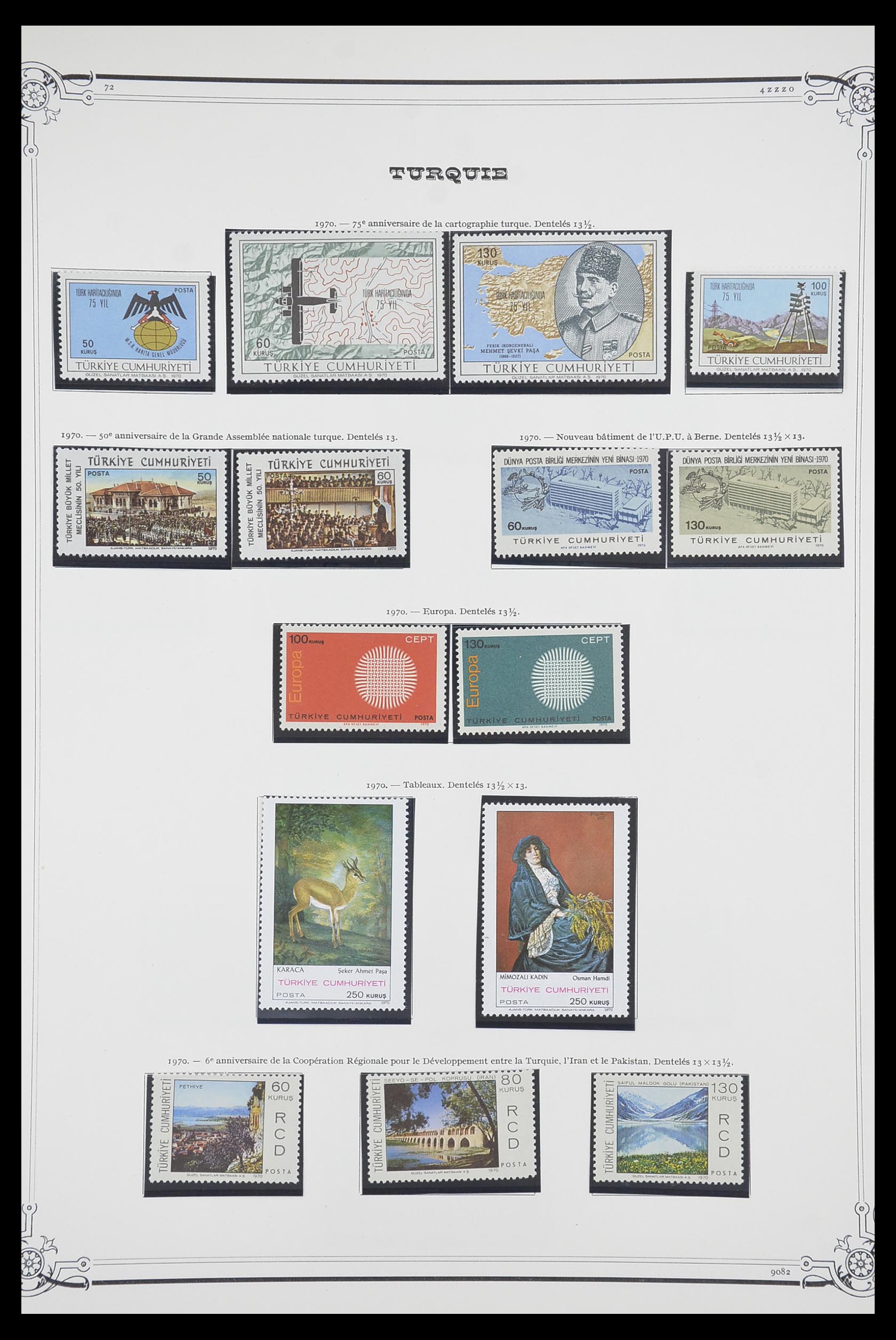 33691 096 - Stamp collection 33691 Turkey 1865-1975.