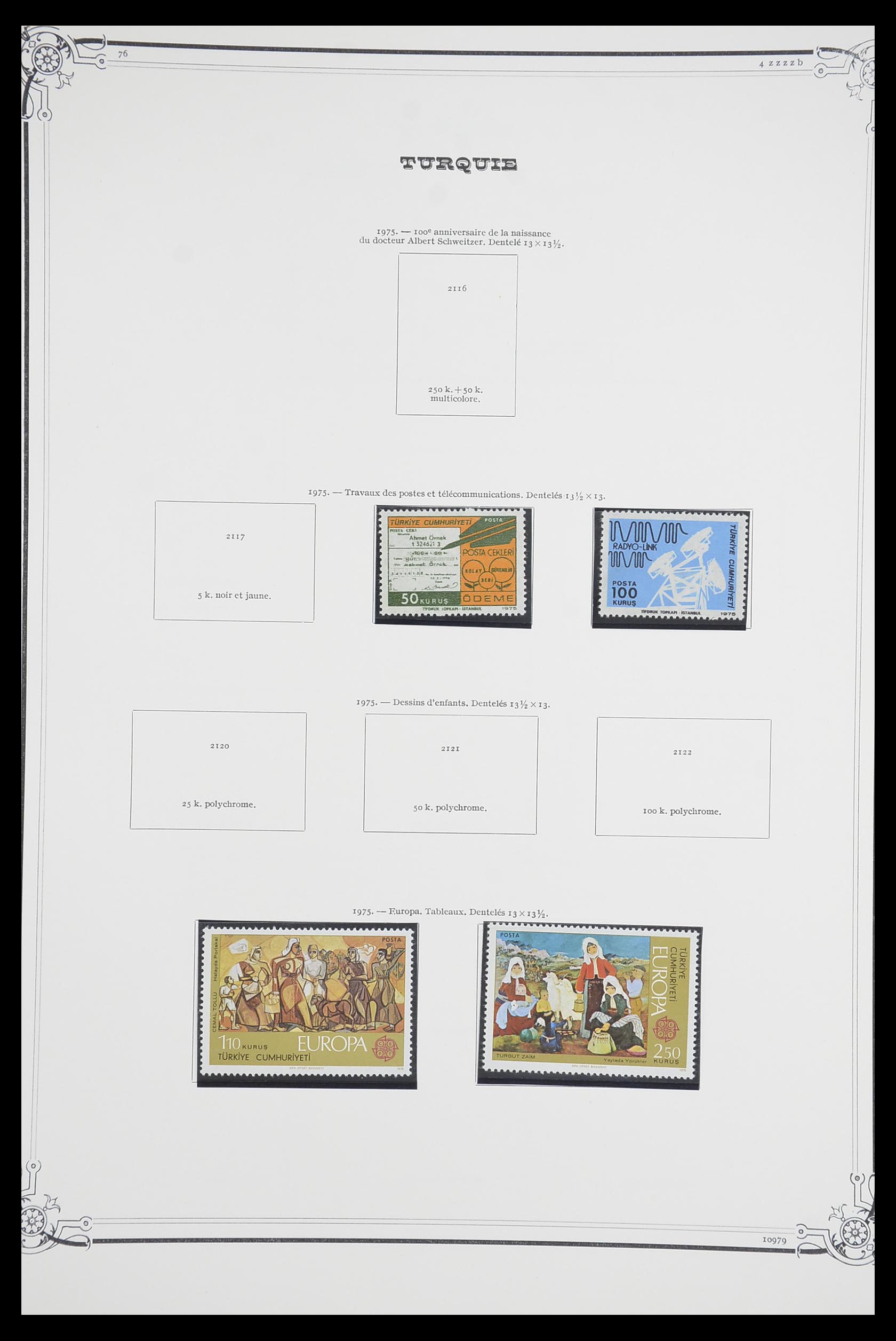 33691 109 - Postzegelverzameling 33691 Turkije 1865-1975.