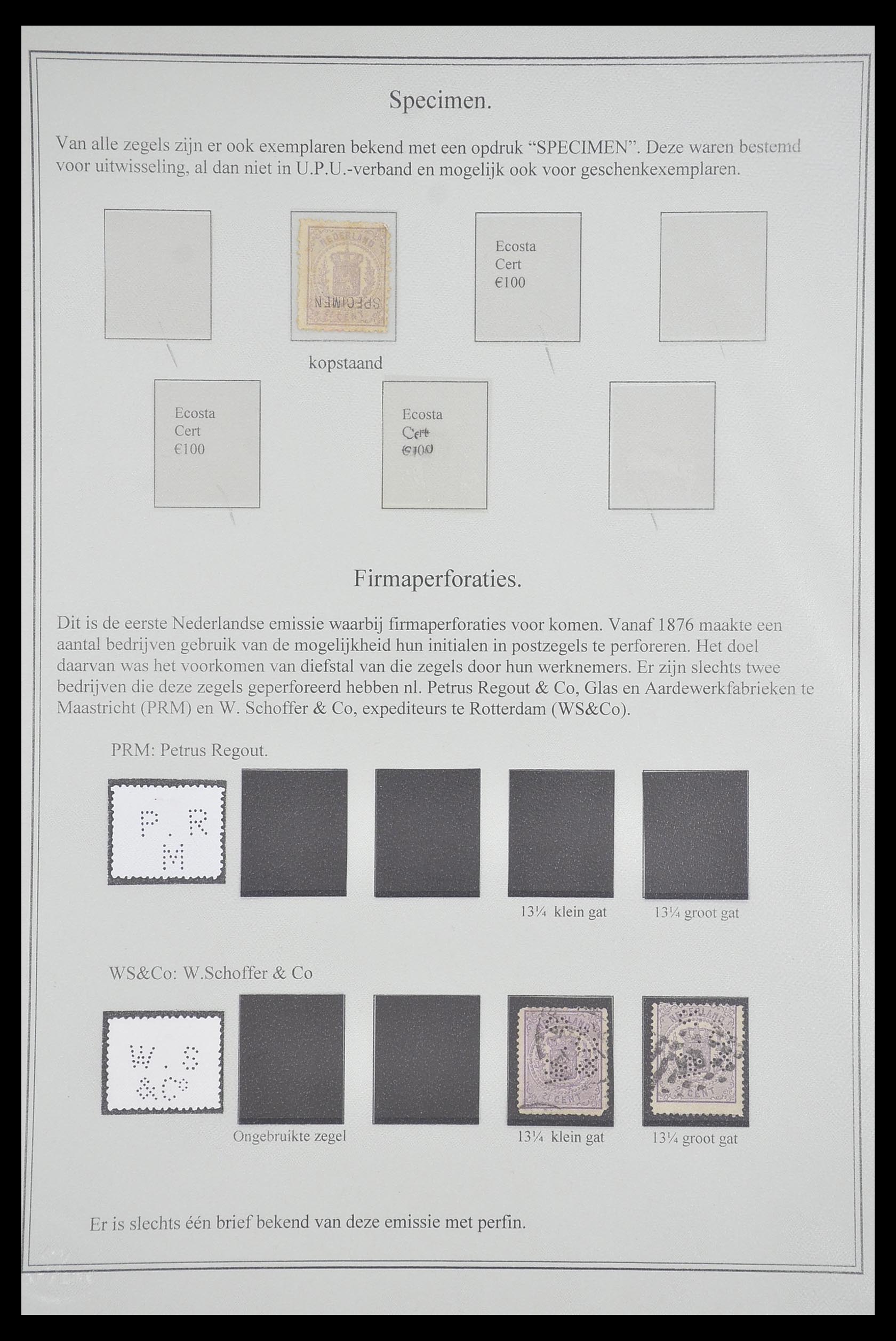 33692 007 - Stamp collection 33692 Netherlands issue 1869-1871.