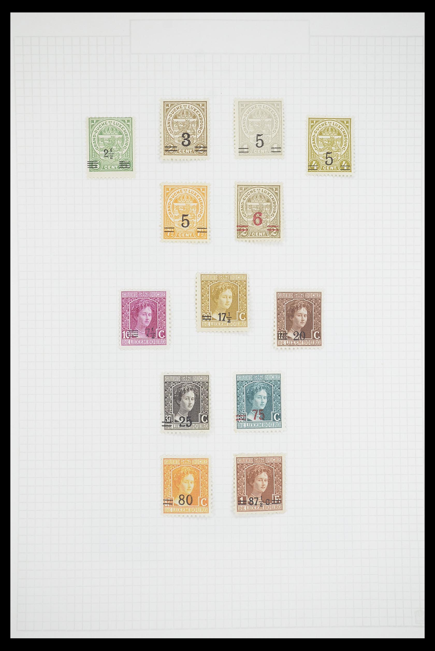33693 008 - Postzegelverzameling 33693 Luxemburg 1852-1973.