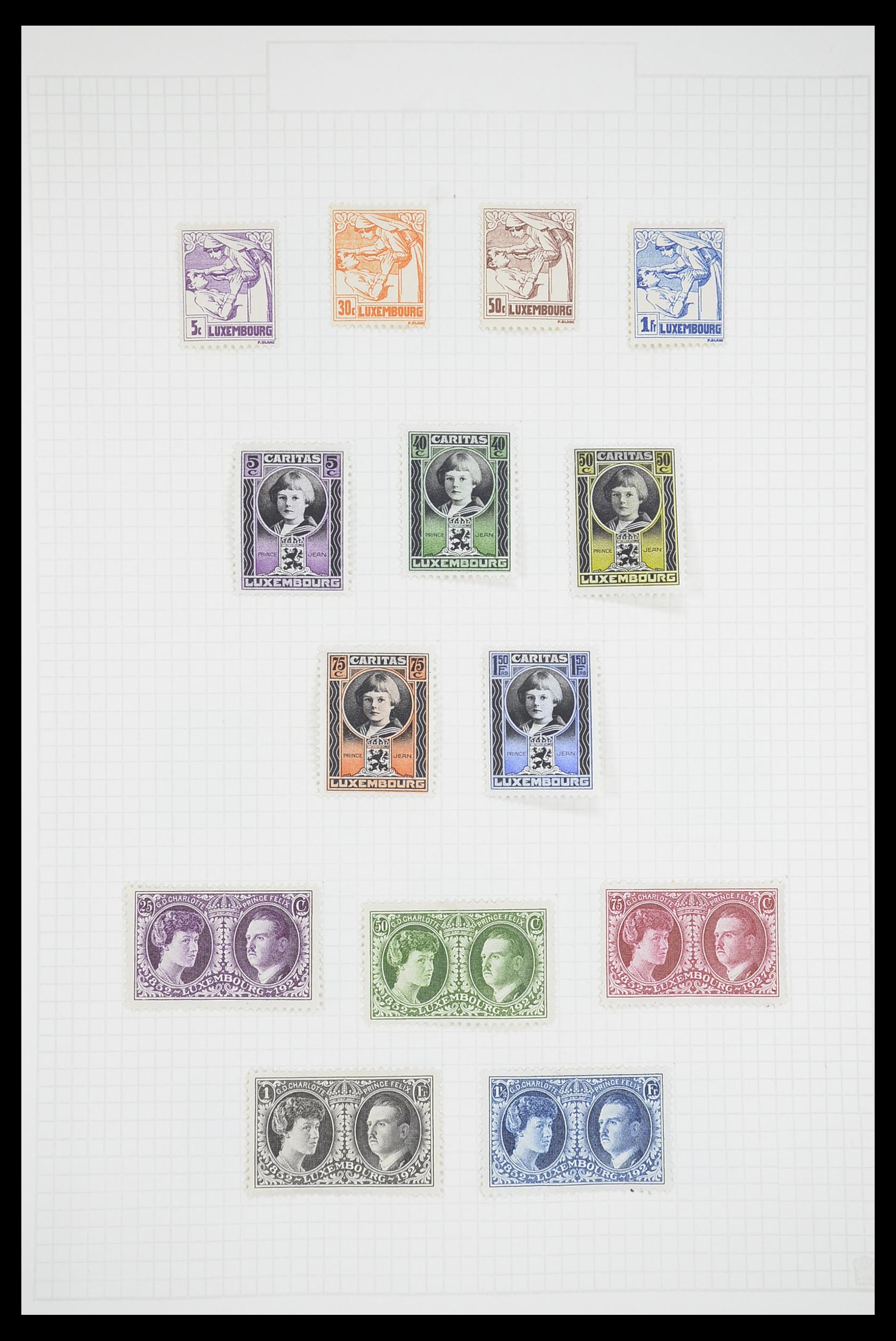 33693 013 - Postzegelverzameling 33693 Luxemburg 1852-1973.