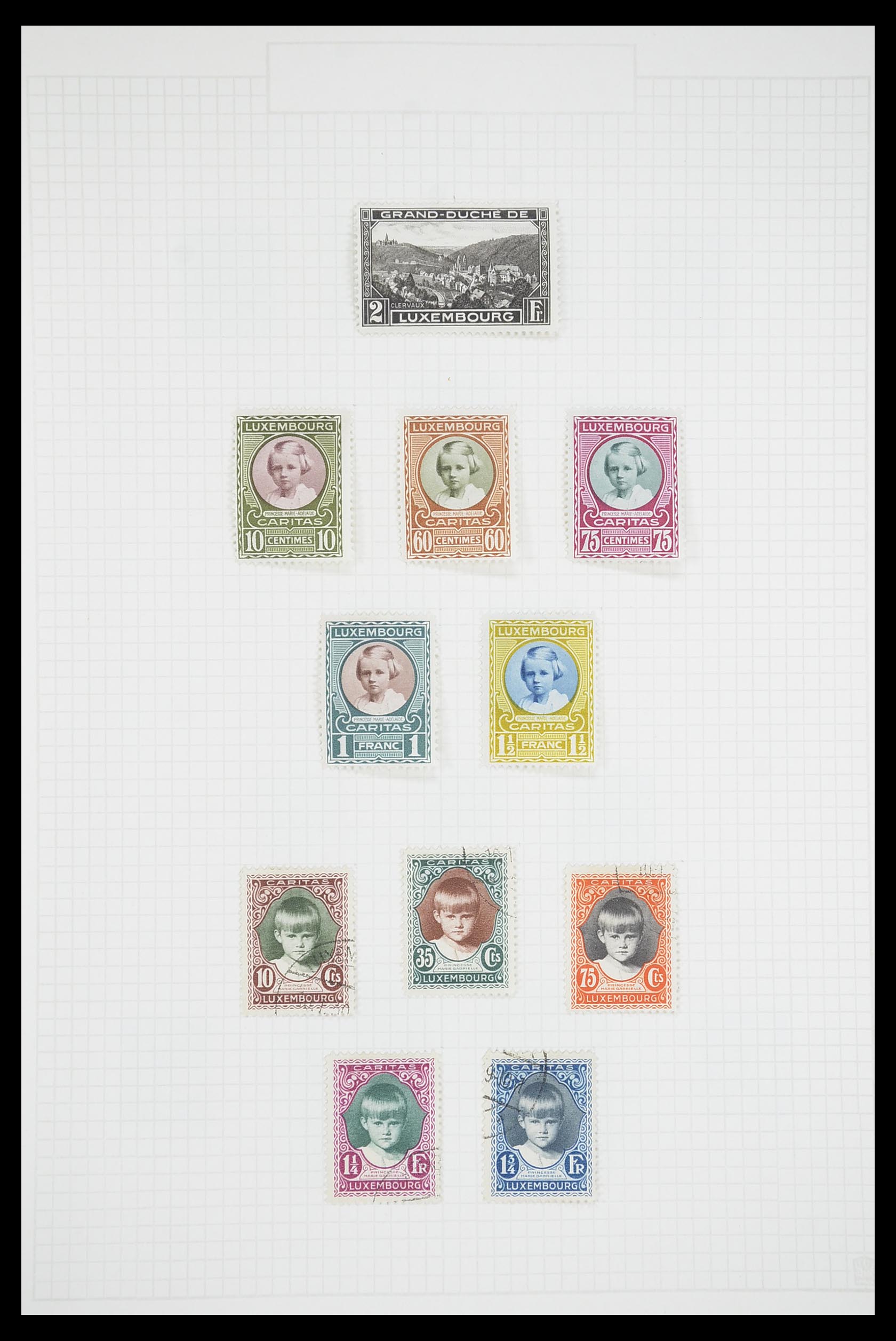33693 015 - Postzegelverzameling 33693 Luxemburg 1852-1973.