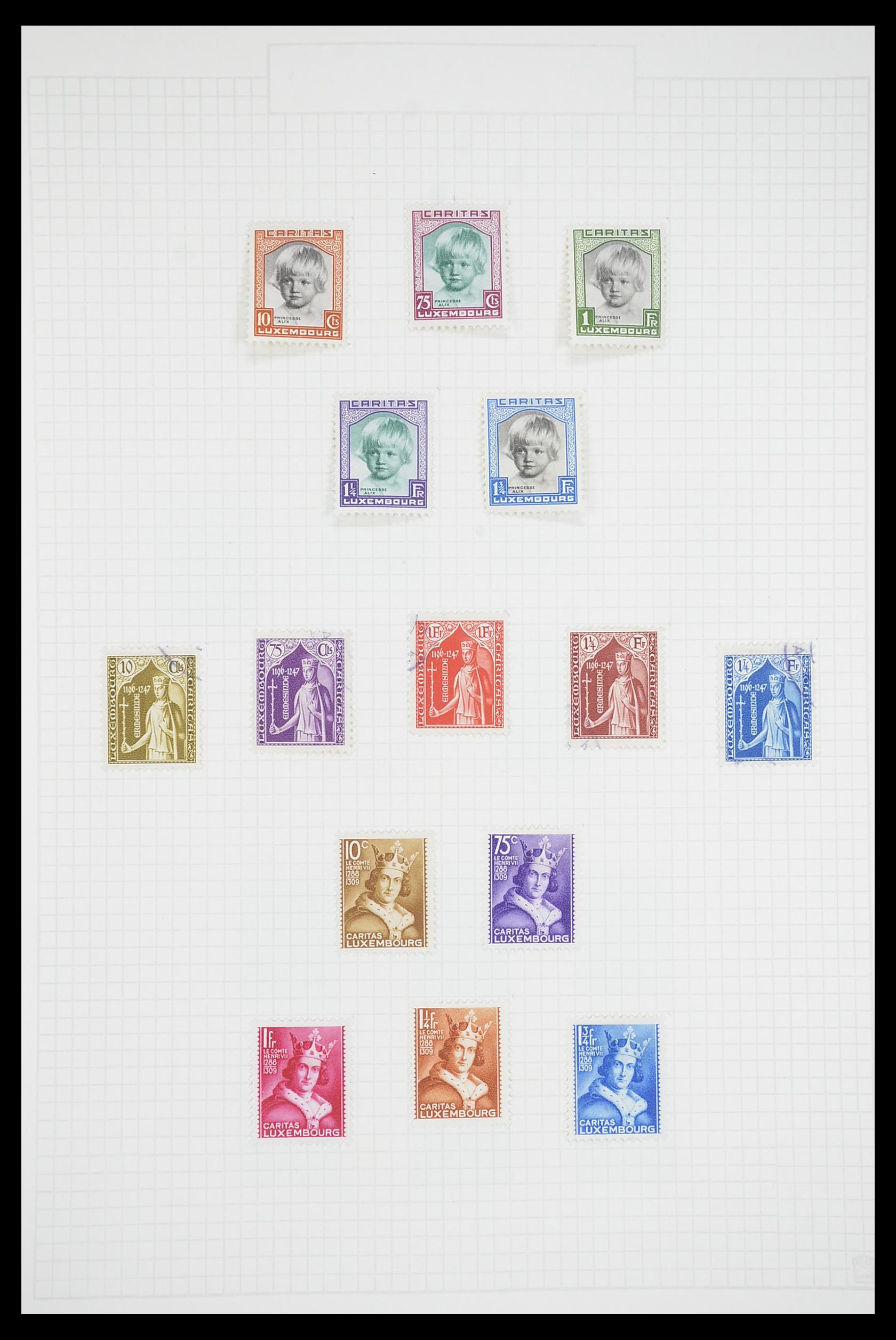33693 017 - Postzegelverzameling 33693 Luxemburg 1852-1973.