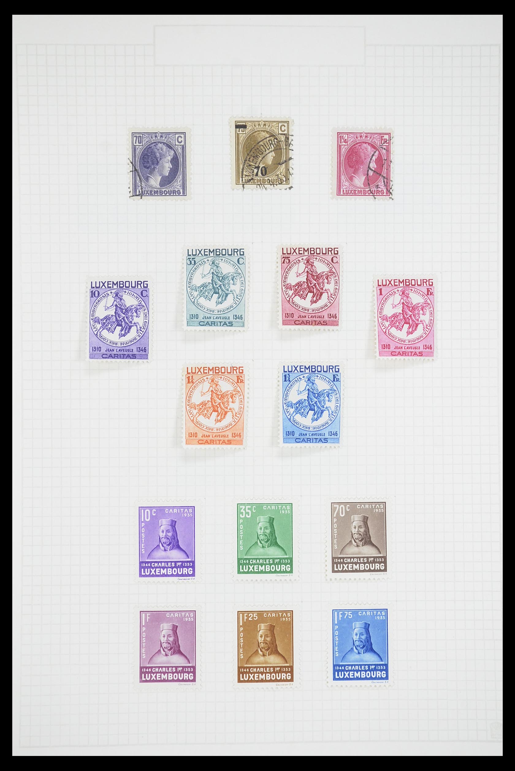 33693 018 - Stamp collection 33693 Luxembourg 1852-1973.