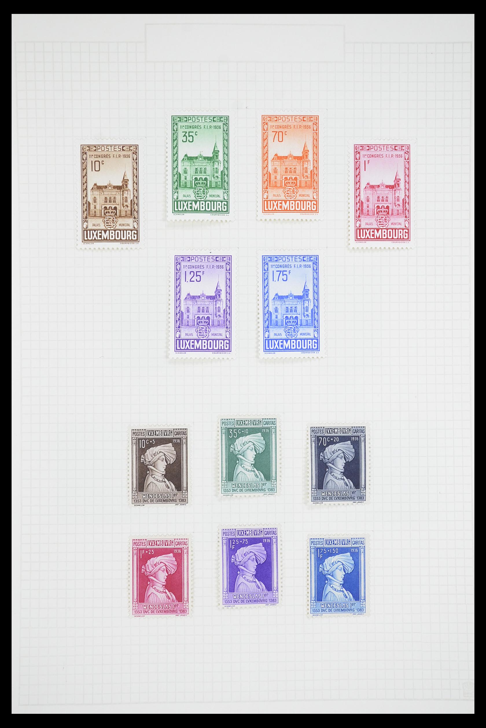33693 020 - Postzegelverzameling 33693 Luxemburg 1852-1973.