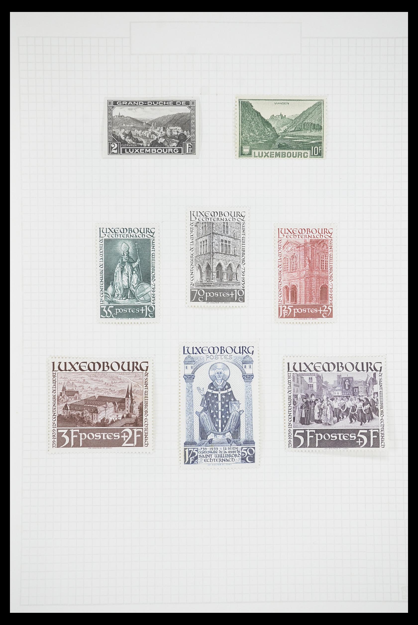 33693 021 - Stamp collection 33693 Luxembourg 1852-1973.