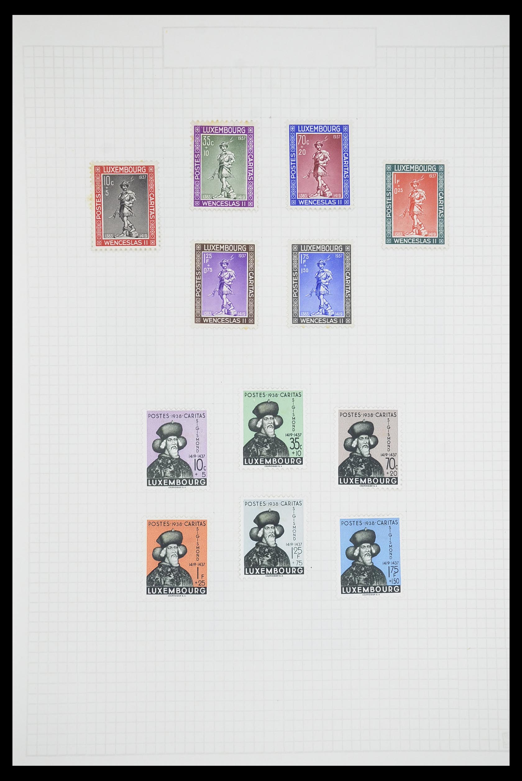 33693 022 - Postzegelverzameling 33693 Luxemburg 1852-1973.
