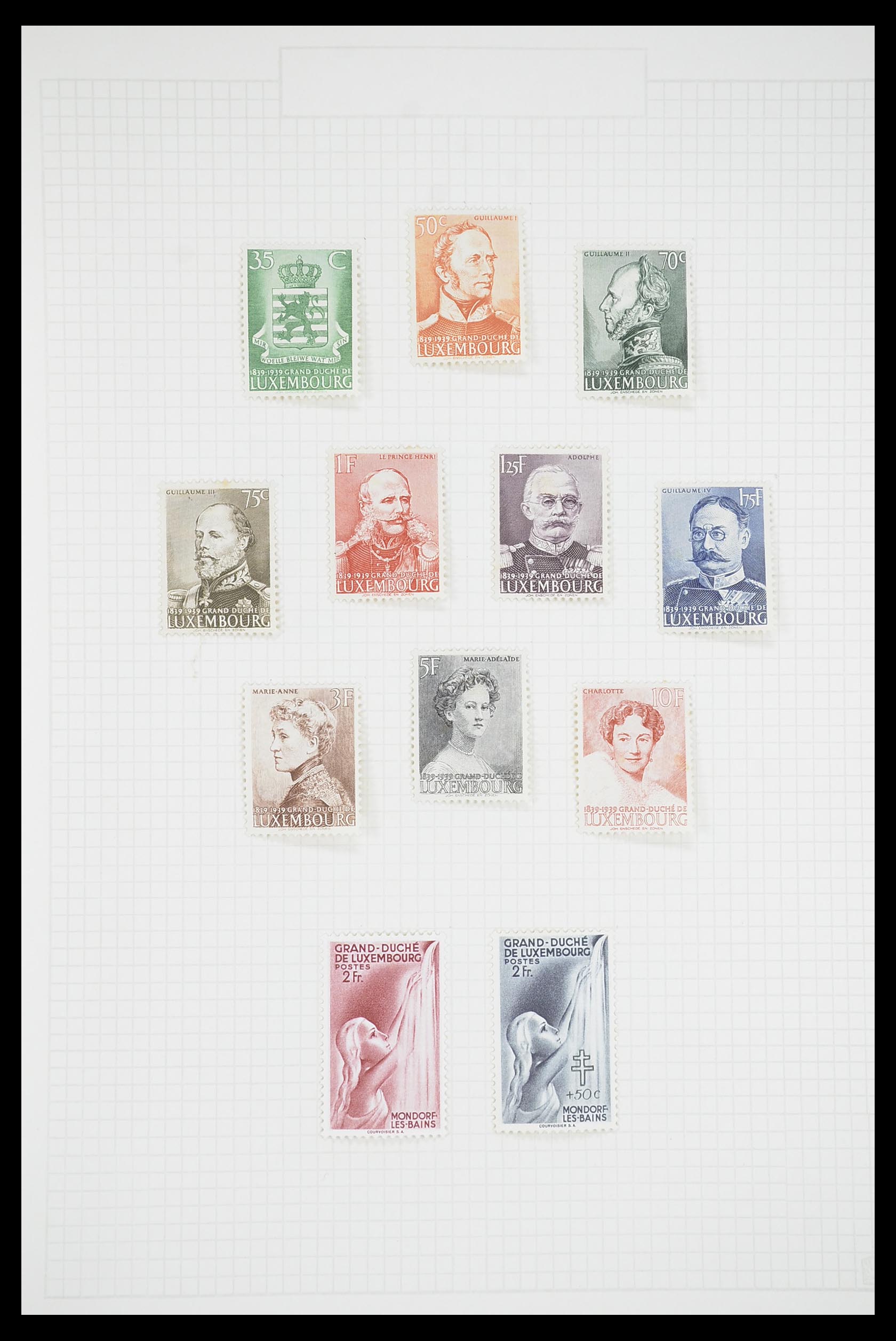 33693 023 - Stamp collection 33693 Luxembourg 1852-1973.