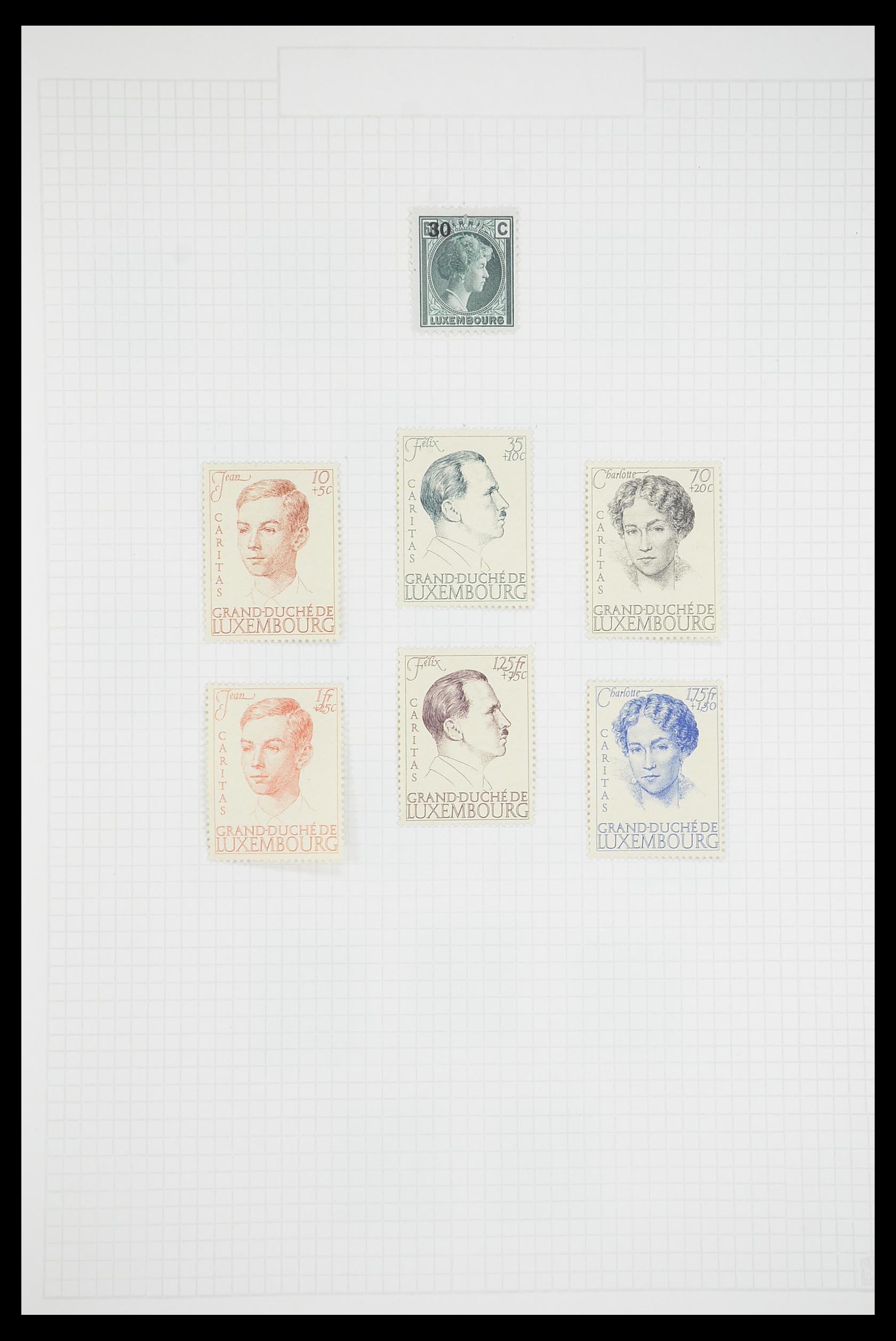33693 024 - Postzegelverzameling 33693 Luxemburg 1852-1973.