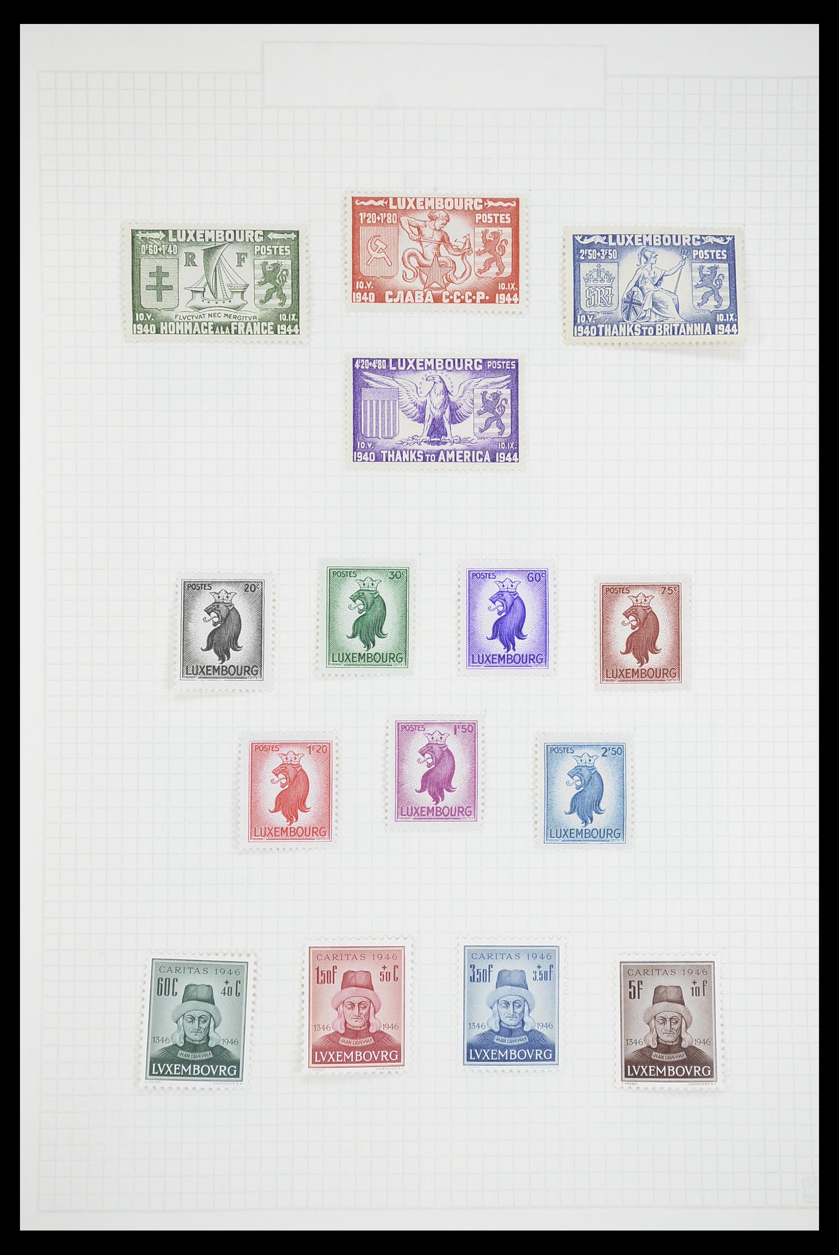 33693 026 - Postzegelverzameling 33693 Luxemburg 1852-1973.