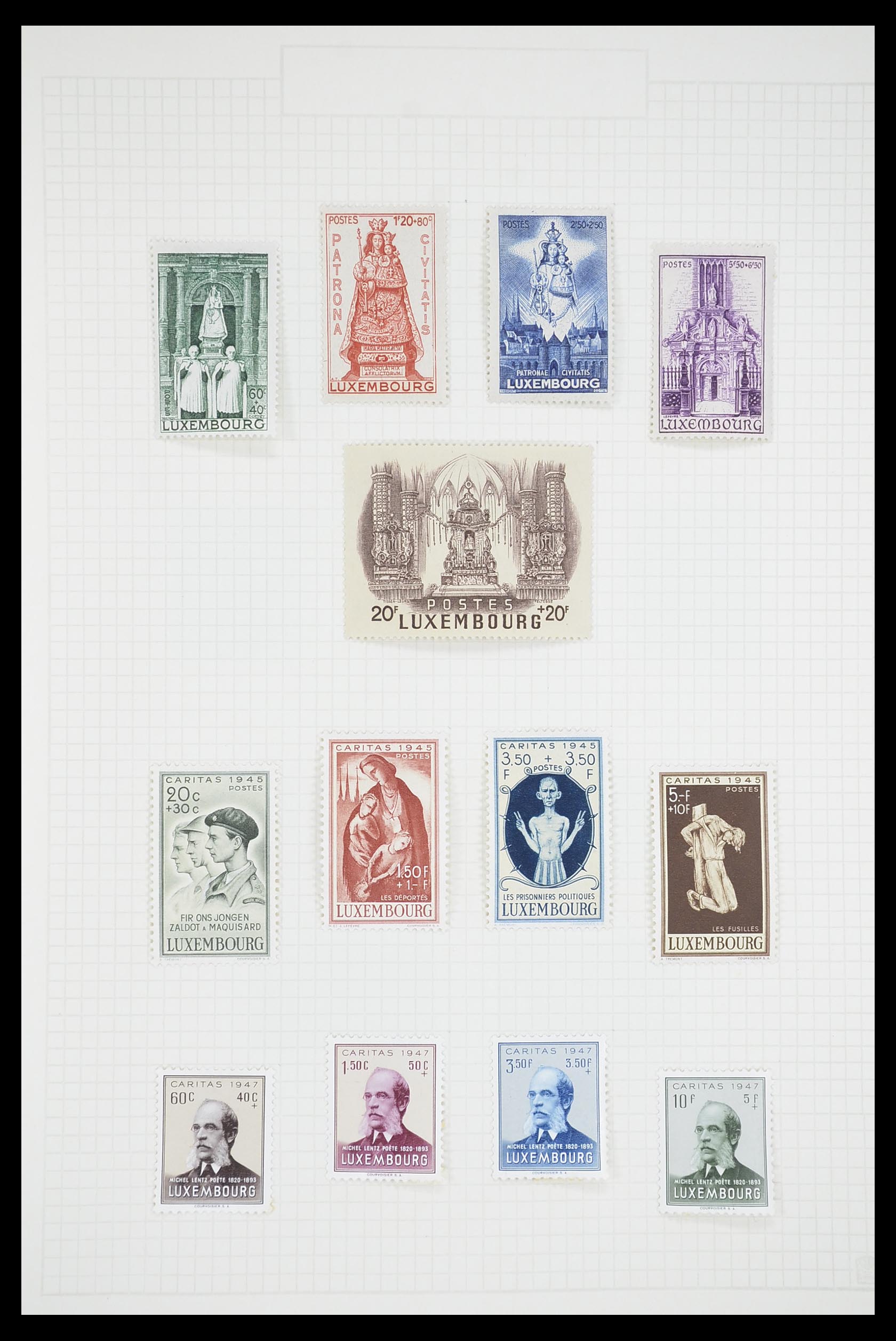 33693 027 - Stamp collection 33693 Luxembourg 1852-1973.