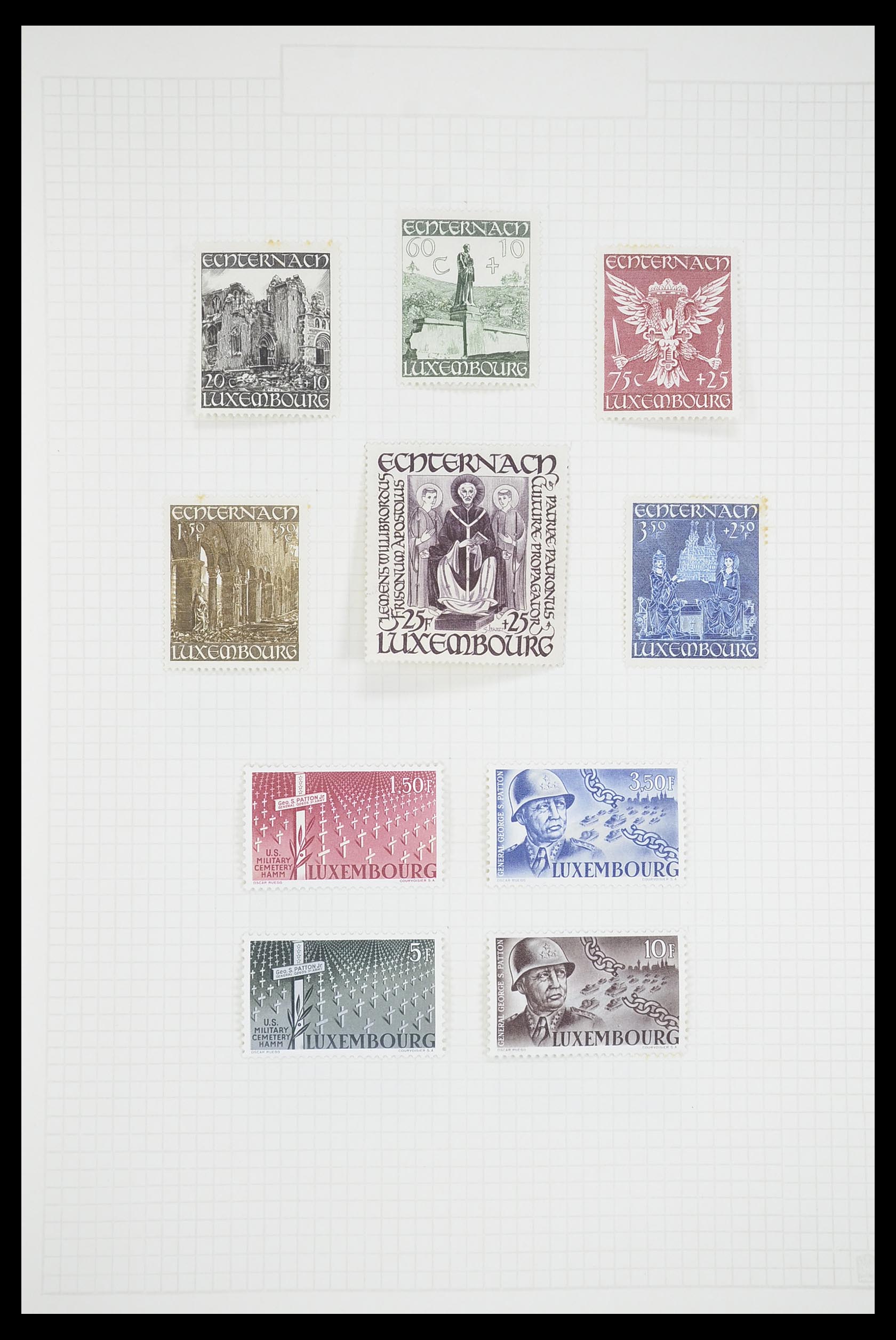 33693 028 - Stamp collection 33693 Luxembourg 1852-1973.