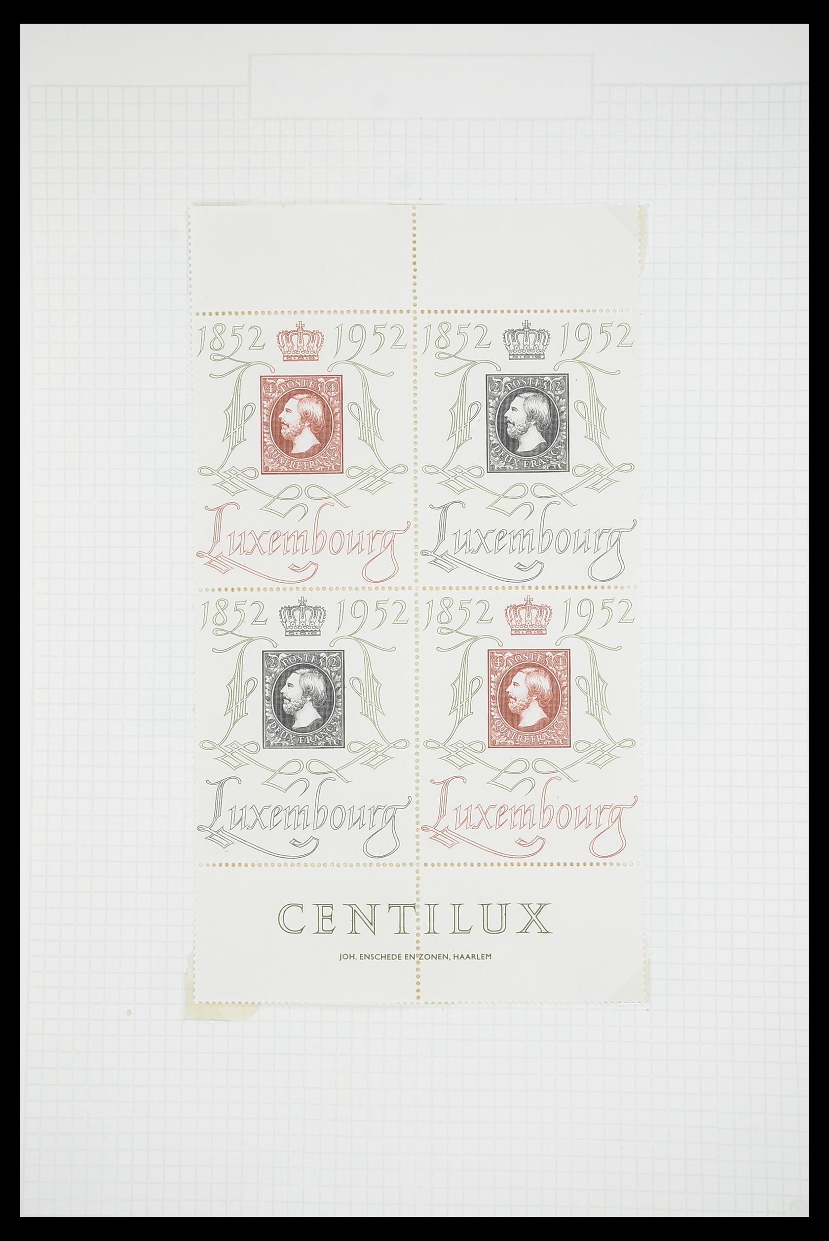 33693 033 - Postzegelverzameling 33693 Luxemburg 1852-1973.