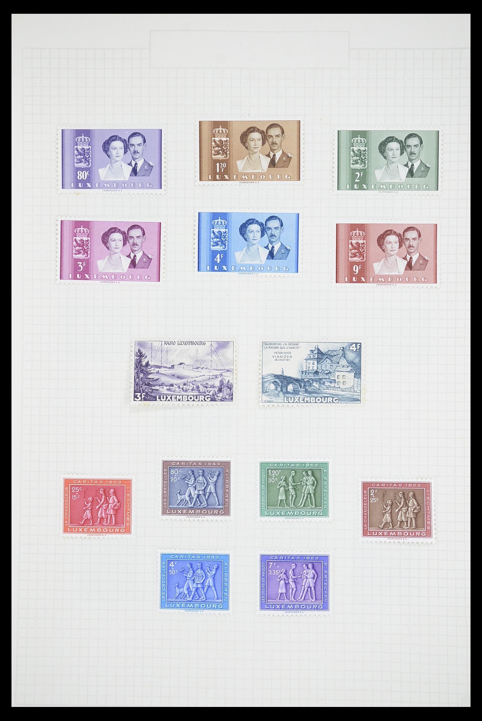 33693 035 - Postzegelverzameling 33693 Luxemburg 1852-1973.