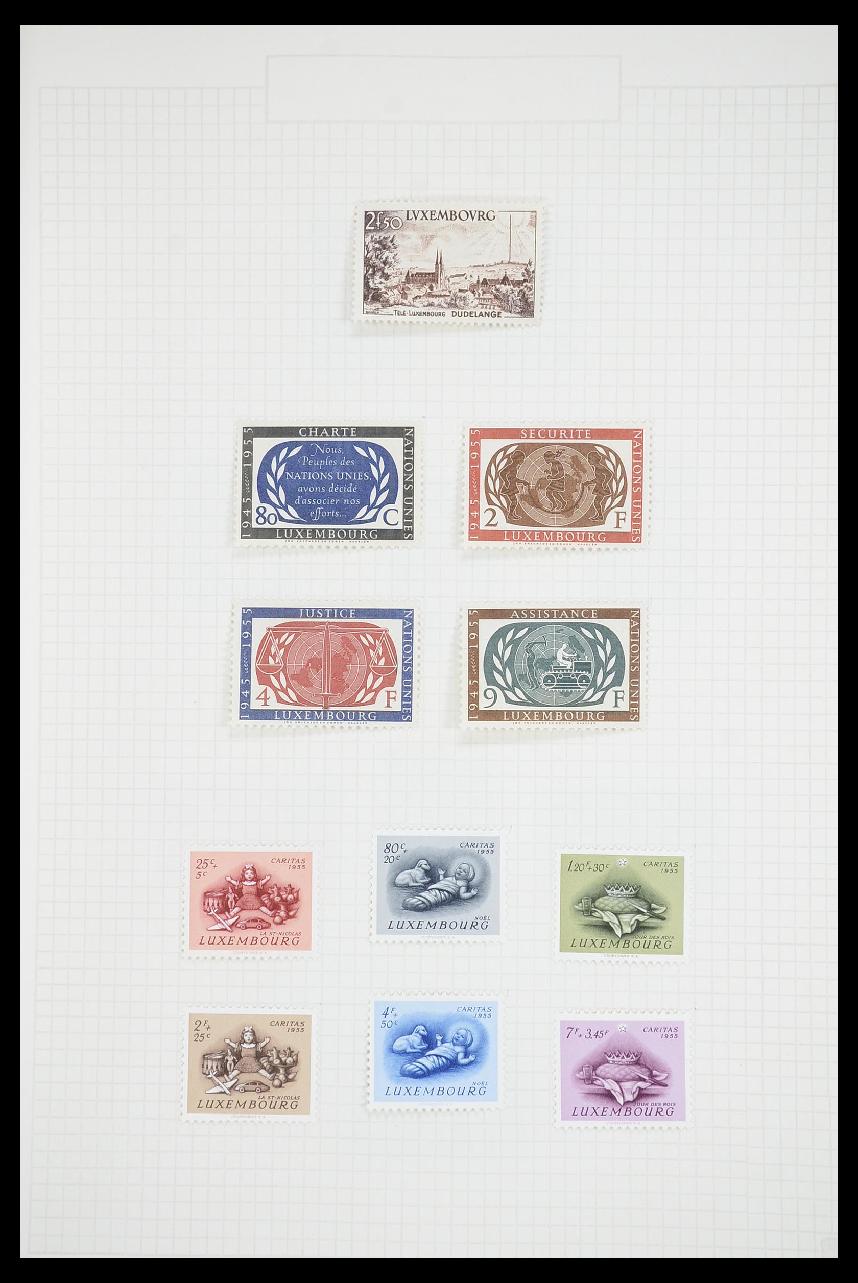 33693 037 - Stamp collection 33693 Luxembourg 1852-1973.
