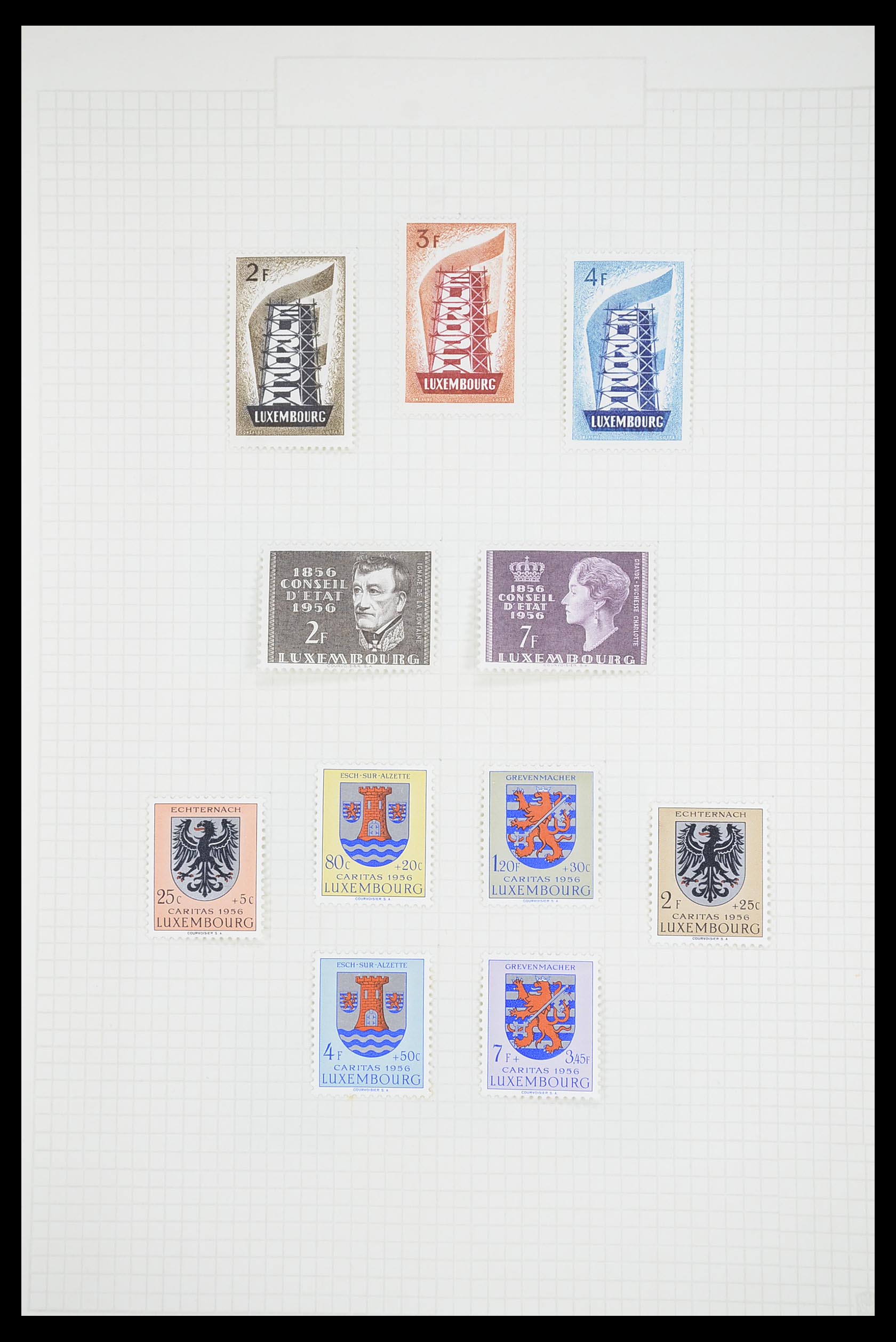 33693 039 - Stamp collection 33693 Luxembourg 1852-1973.