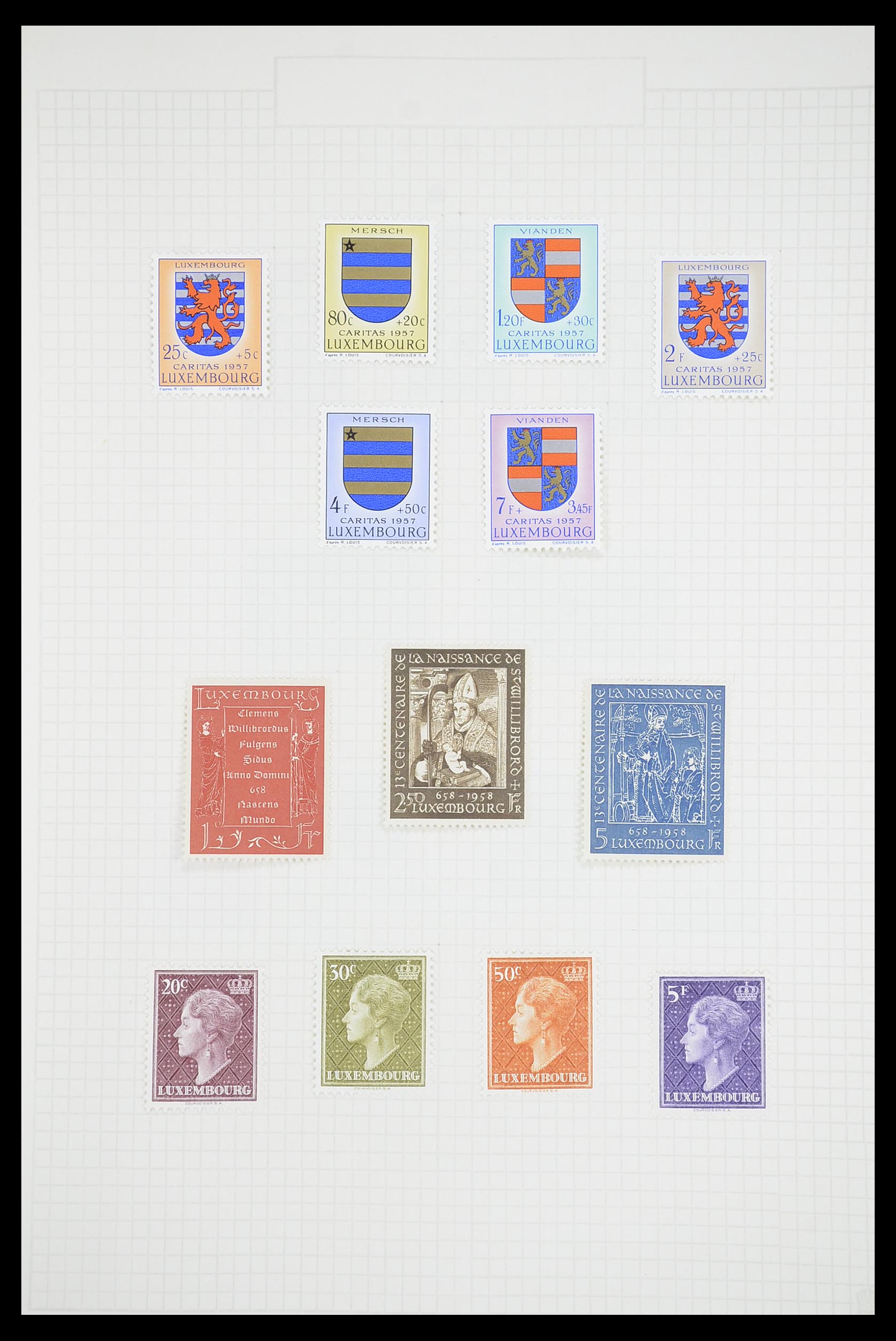 33693 041 - Stamp collection 33693 Luxembourg 1852-1973.