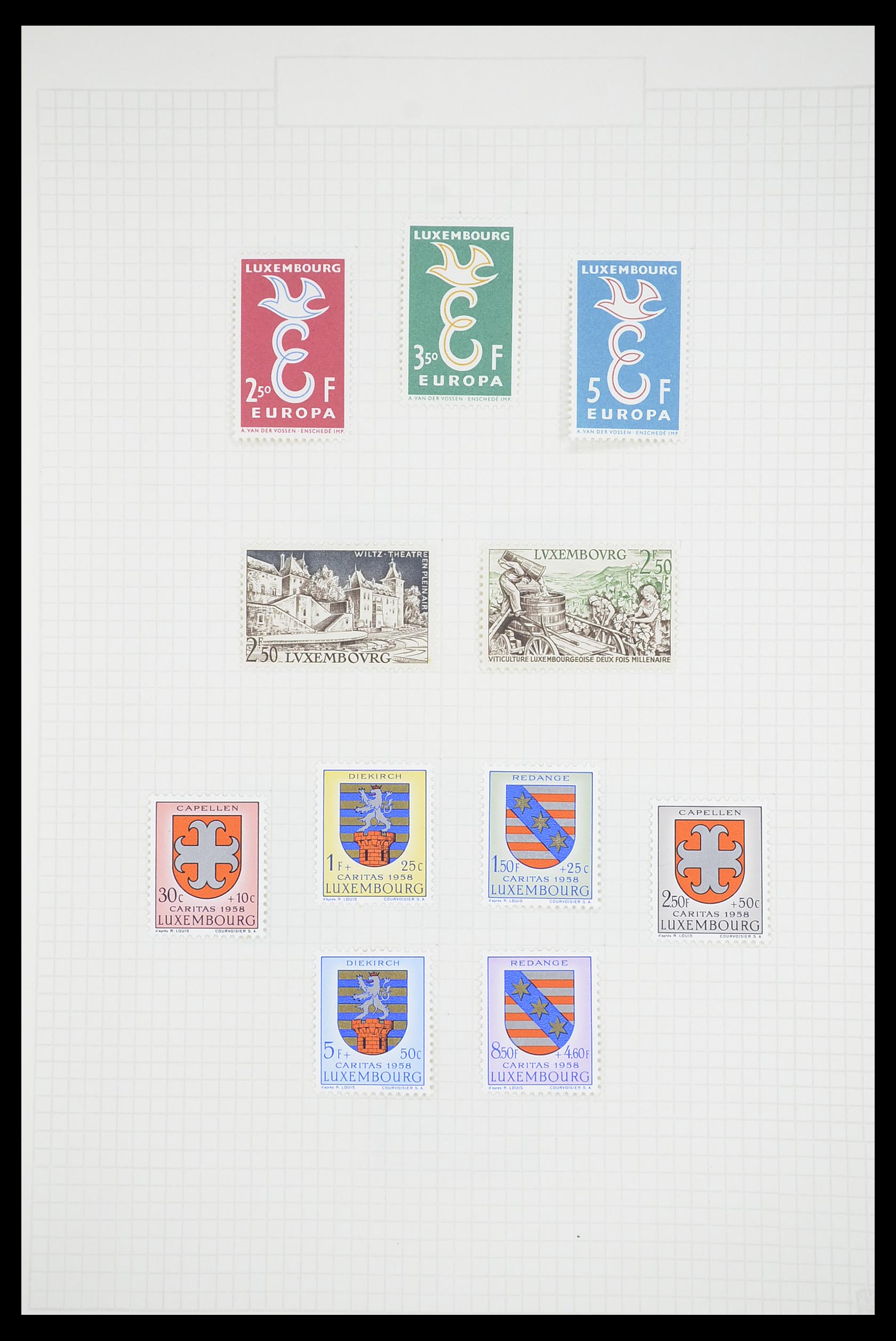 33693 042 - Stamp collection 33693 Luxembourg 1852-1973.