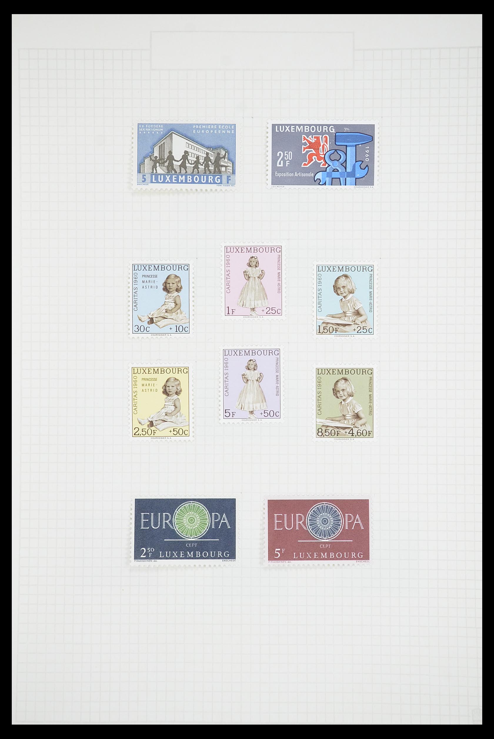 33693 046 - Stamp collection 33693 Luxembourg 1852-1973.