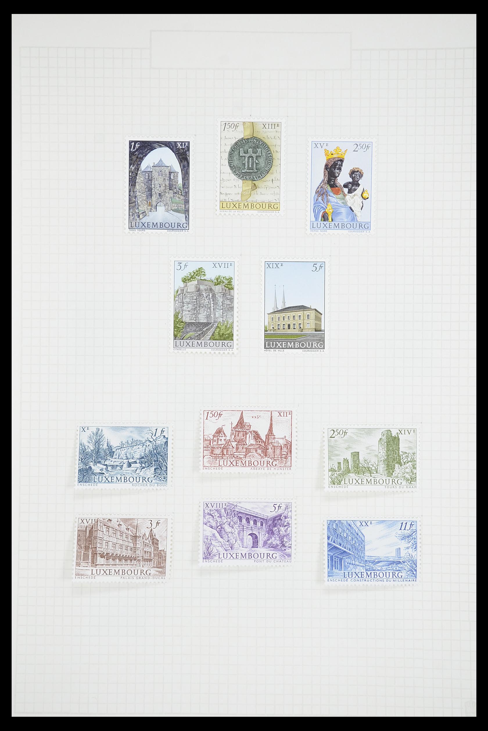 33693 050 - Stamp collection 33693 Luxembourg 1852-1973.