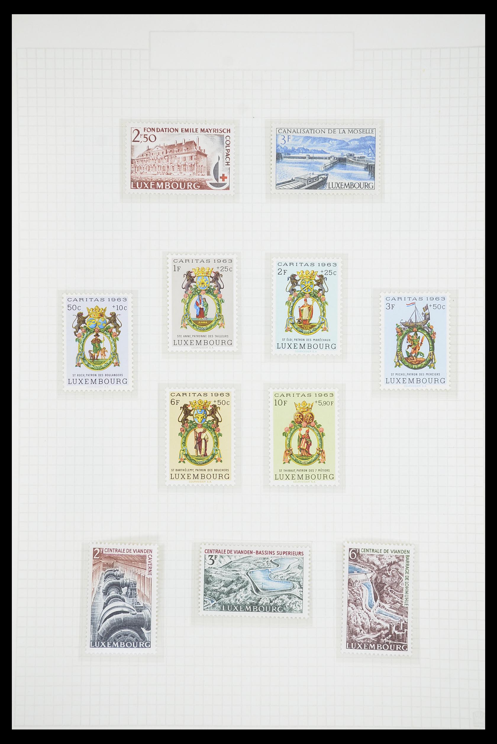 33693 051 - Stamp collection 33693 Luxembourg 1852-1973.