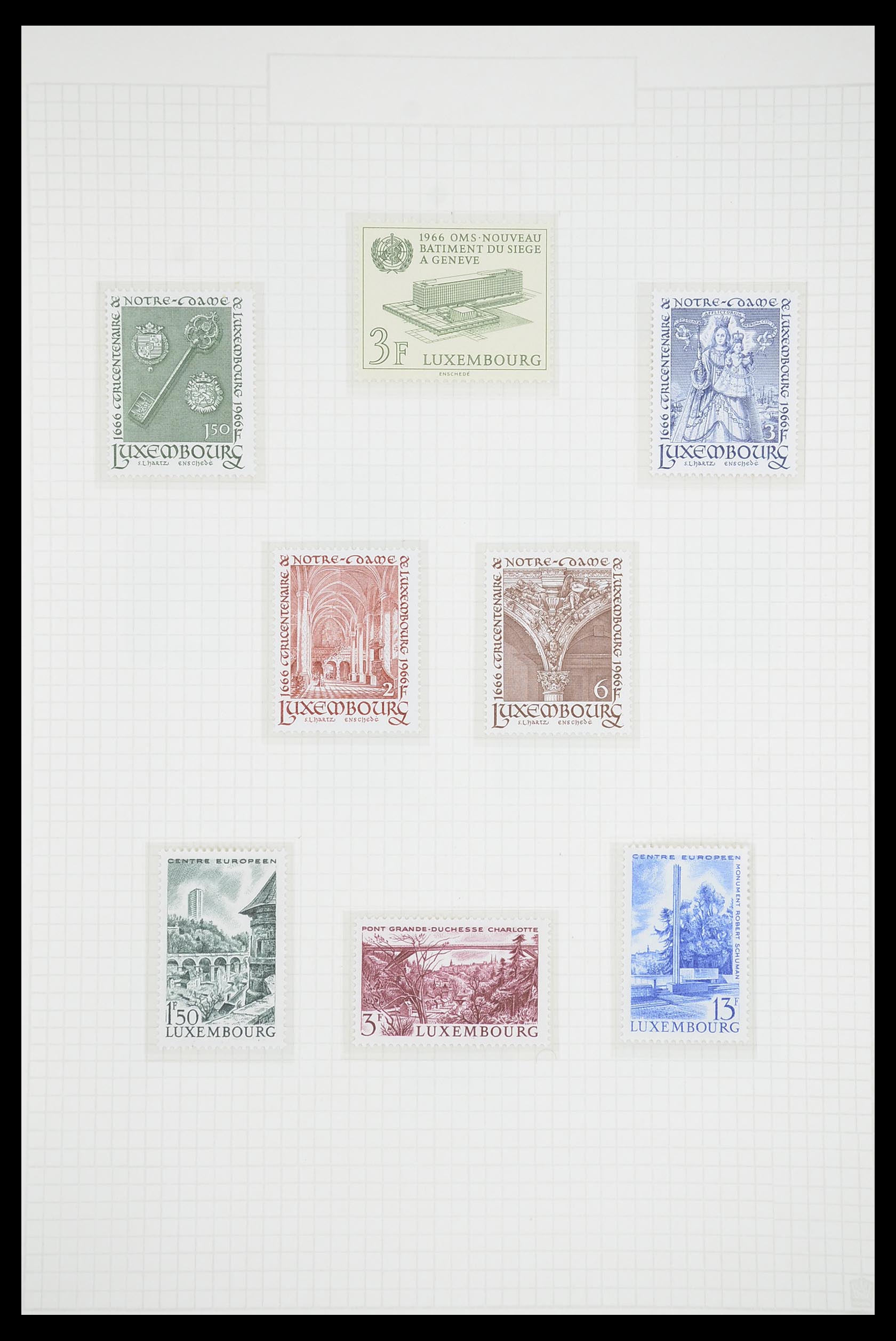 33693 055 - Stamp collection 33693 Luxembourg 1852-1973.