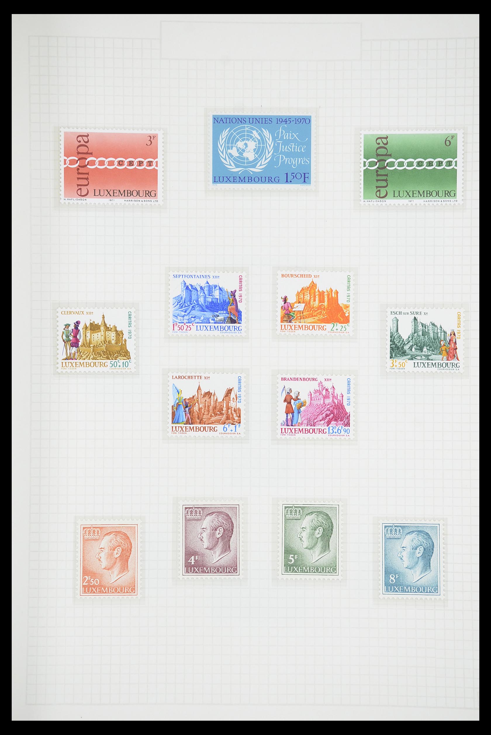 33693 063 - Stamp collection 33693 Luxembourg 1852-1973.