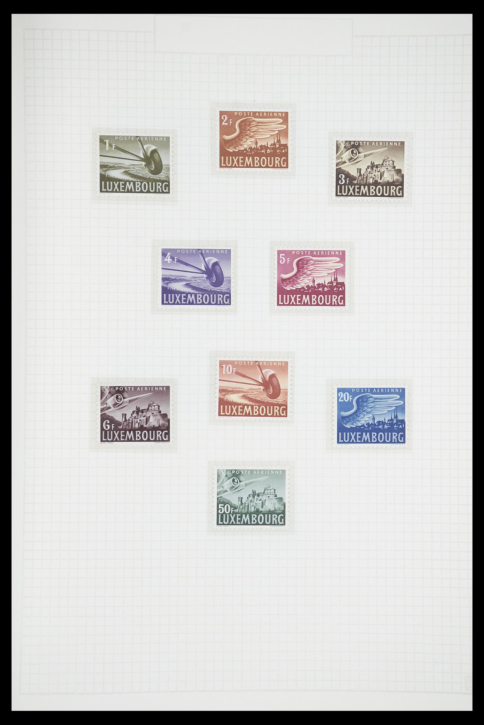 33693 071 - Stamp collection 33693 Luxembourg 1852-1973.