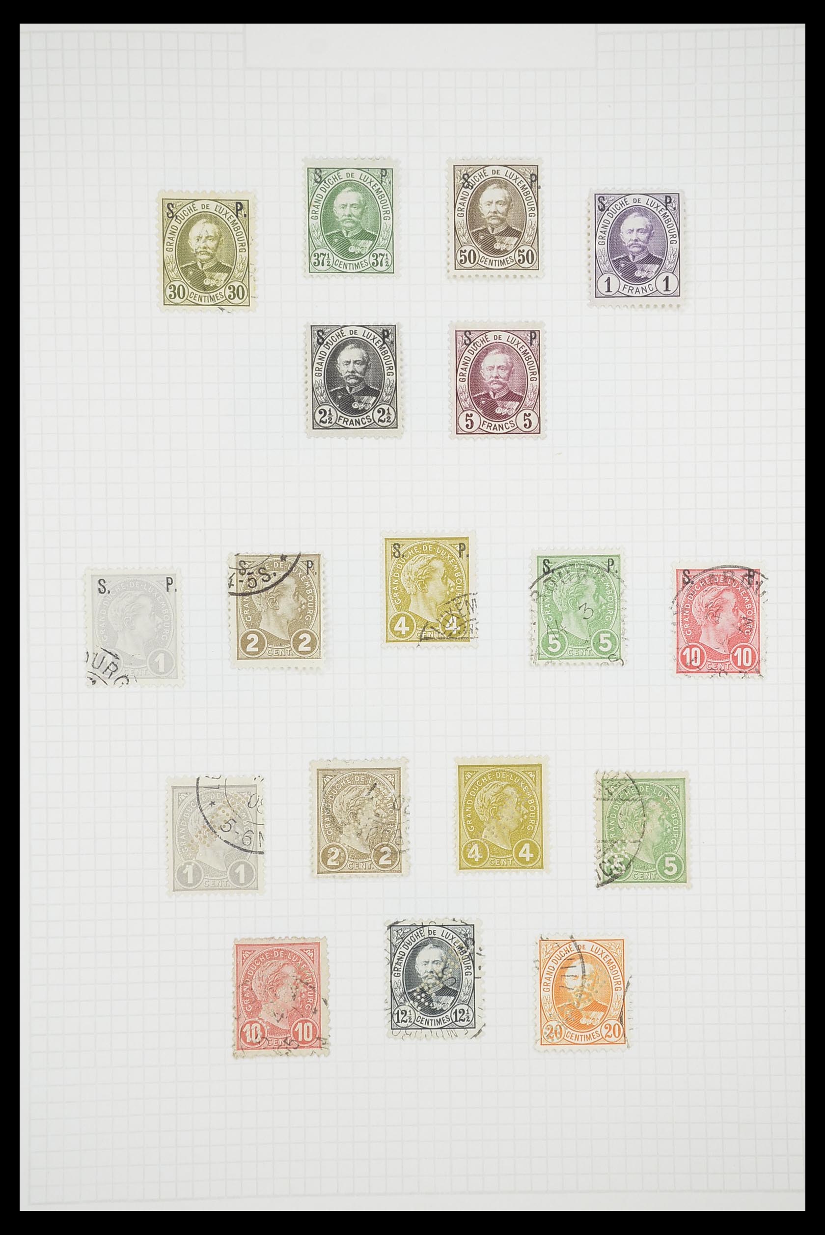 33693 080 - Stamp collection 33693 Luxembourg 1852-1973.