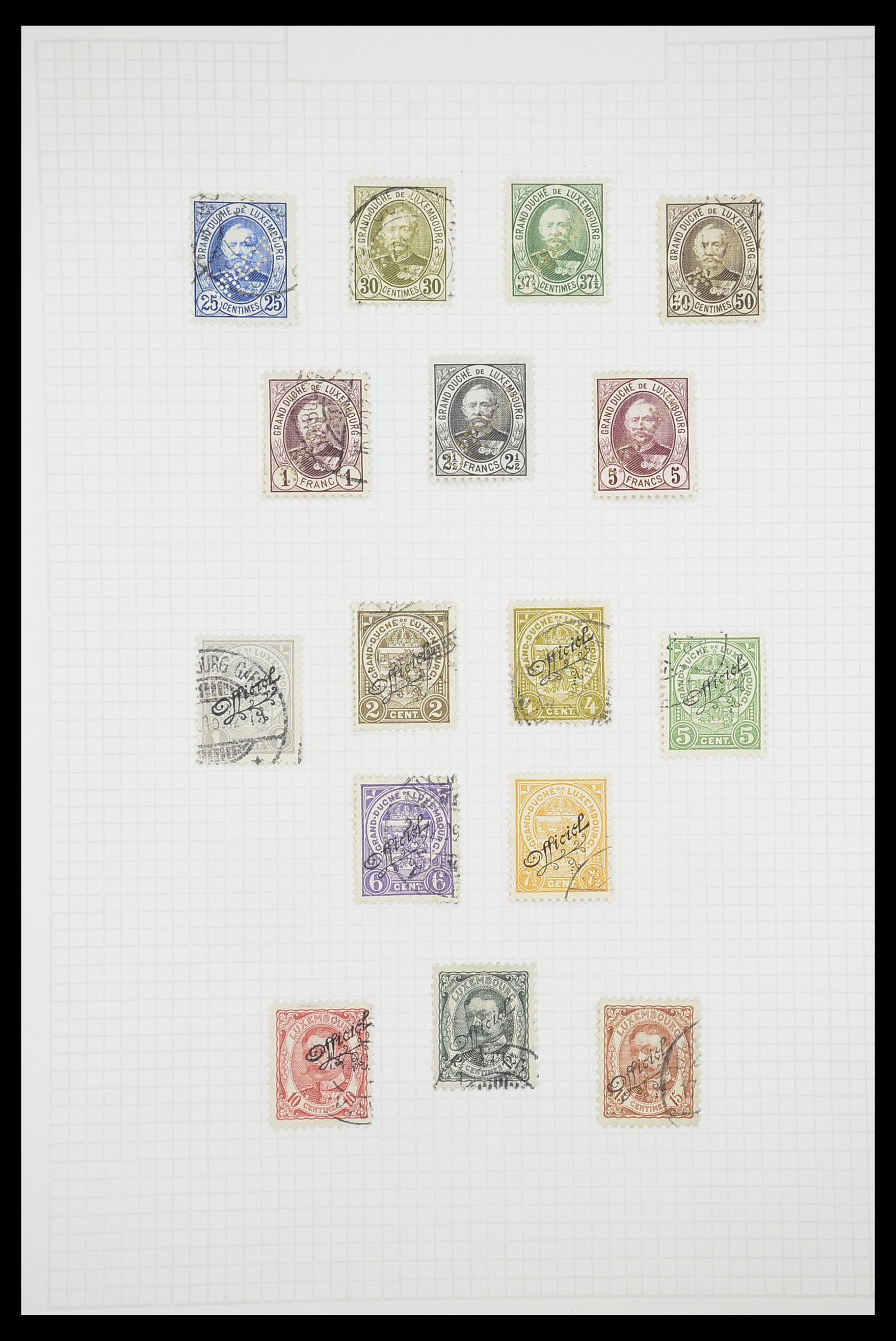 33693 081 - Stamp collection 33693 Luxembourg 1852-1973.