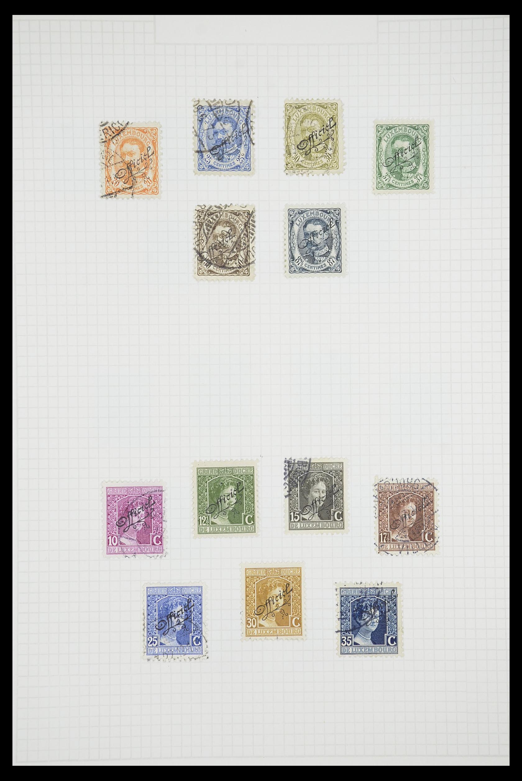 33693 082 - Stamp collection 33693 Luxembourg 1852-1973.