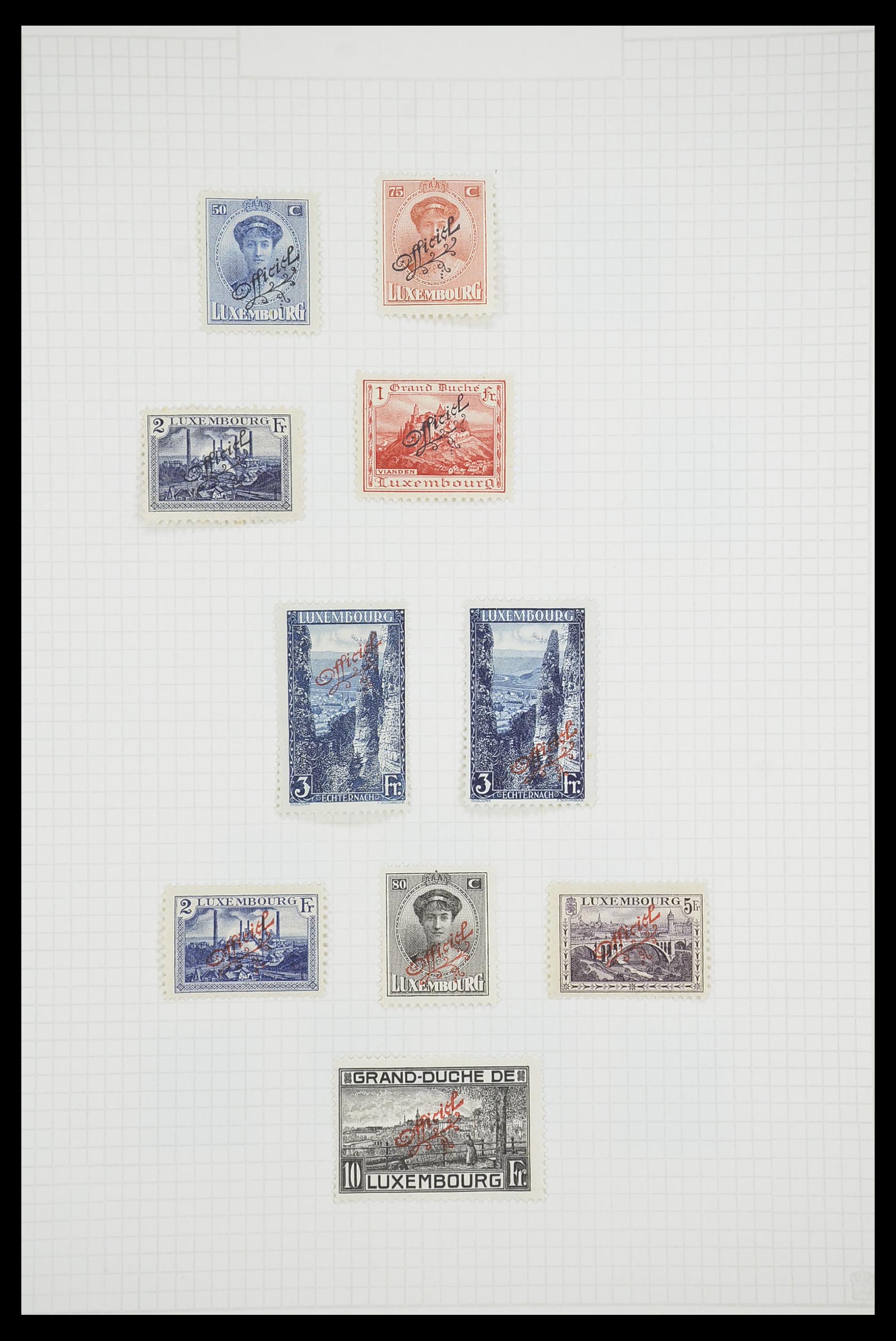 33693 084 - Stamp collection 33693 Luxembourg 1852-1973.
