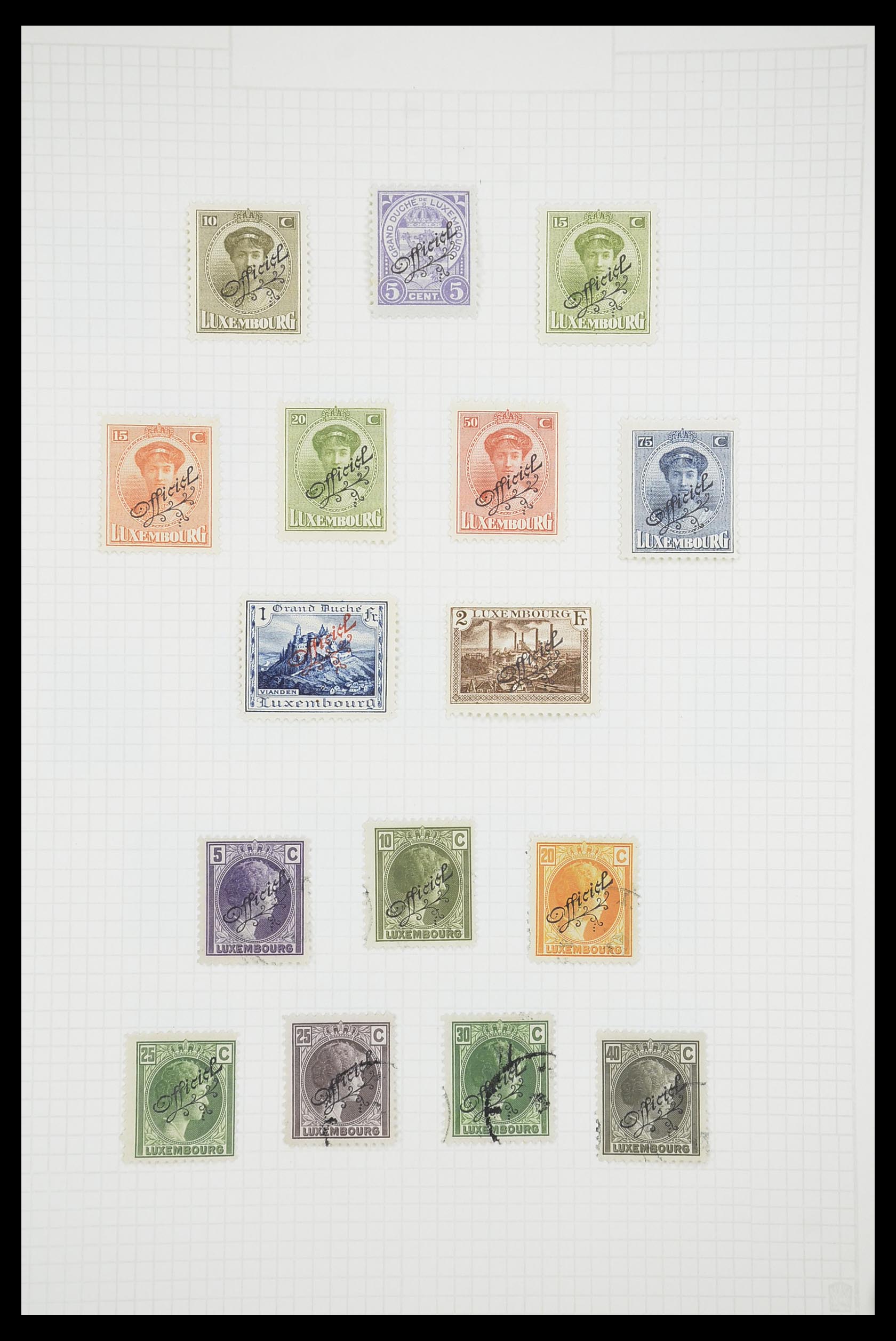 33693 085 - Stamp collection 33693 Luxembourg 1852-1973.