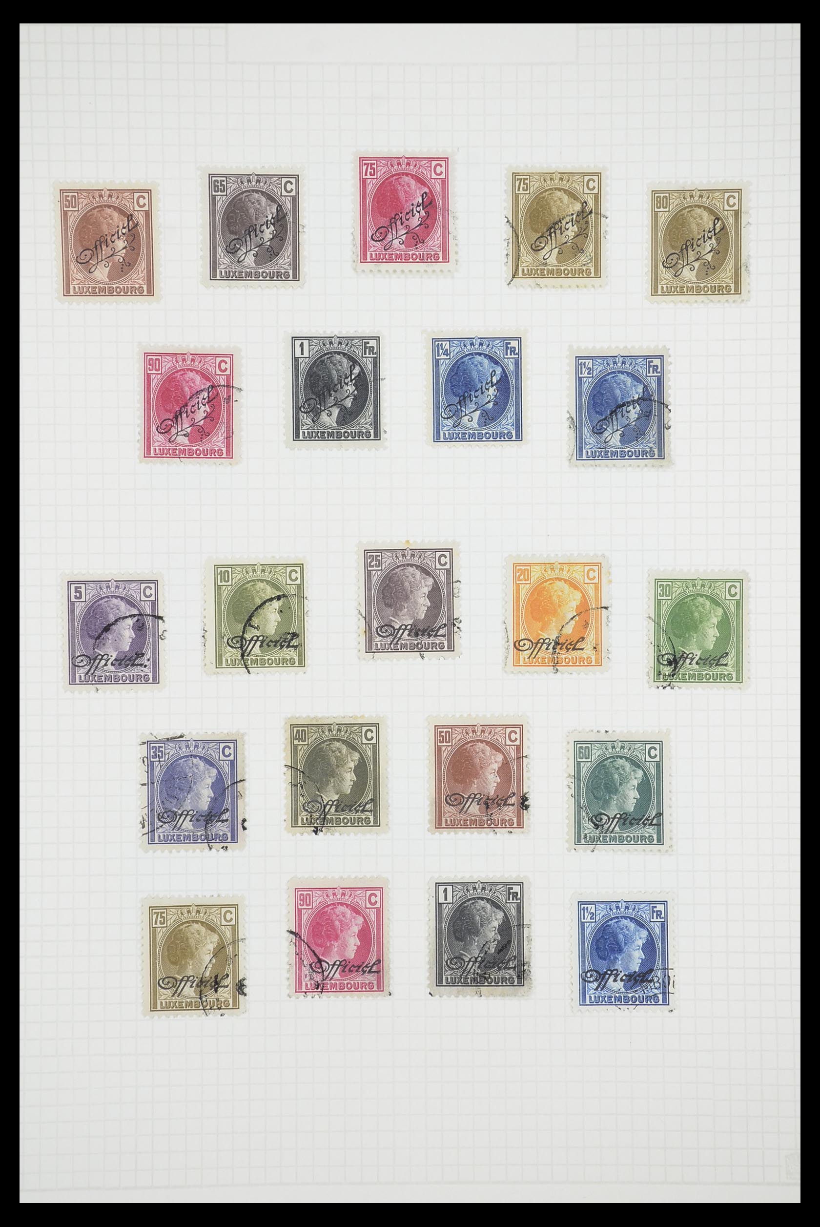 33693 086 - Stamp collection 33693 Luxembourg 1852-1973.