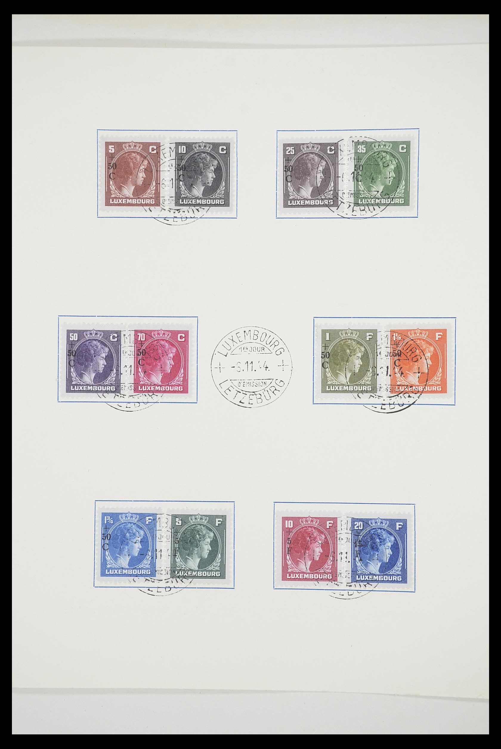 33693 091 - Stamp collection 33693 Luxembourg 1852-1973.