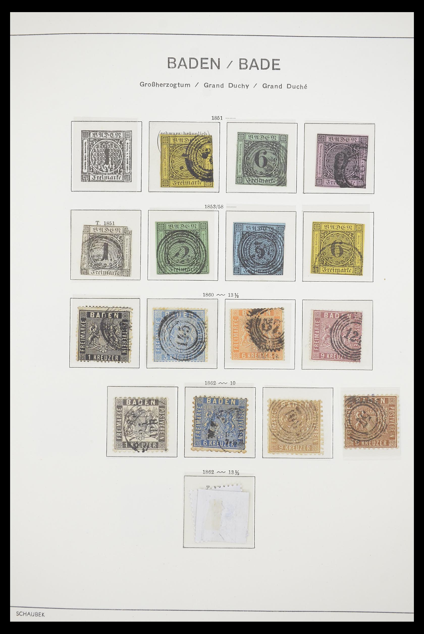 33694 001 - Postzegelverzameling 33694 Duitsland 1851-1946.