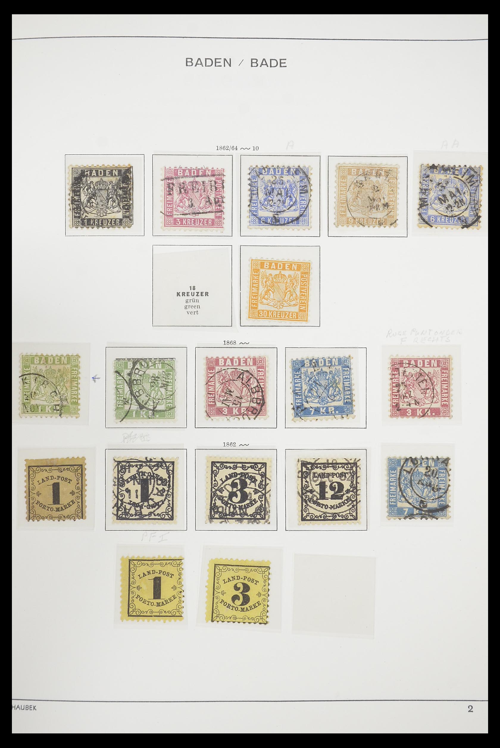 33694 002 - Postzegelverzameling 33694 Duitsland 1851-1946.