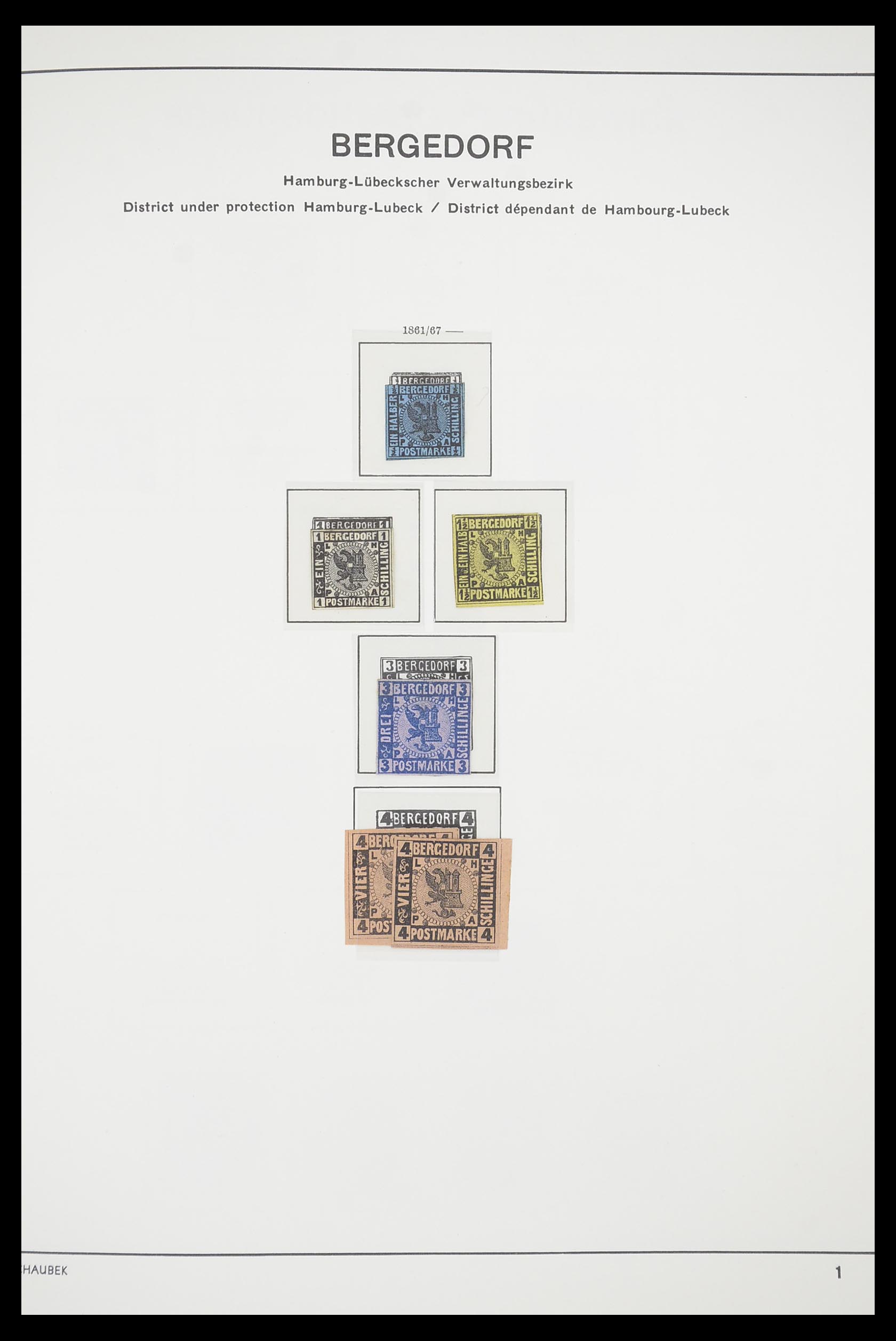 33694 003 - Postzegelverzameling 33694 Duitsland 1851-1946.