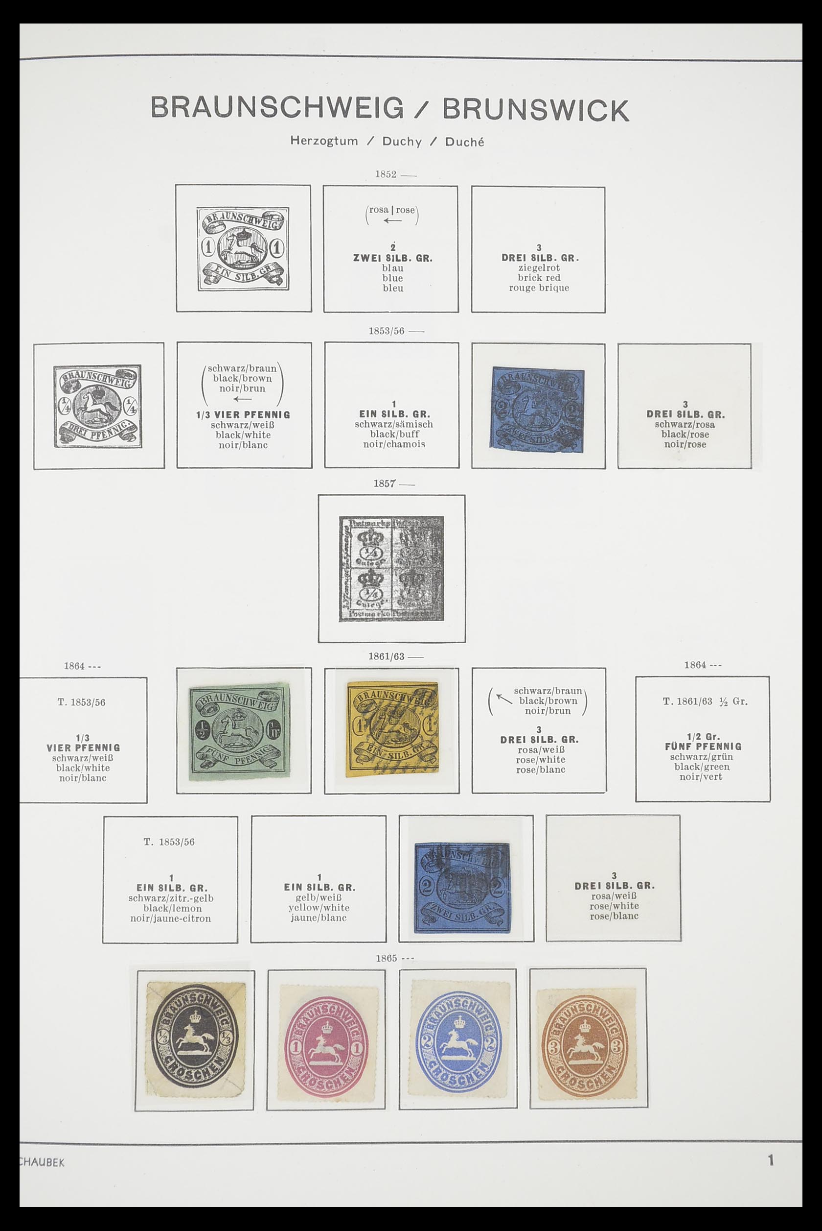 33694 004 - Stamp collection 33694 Germany 1851-1946.