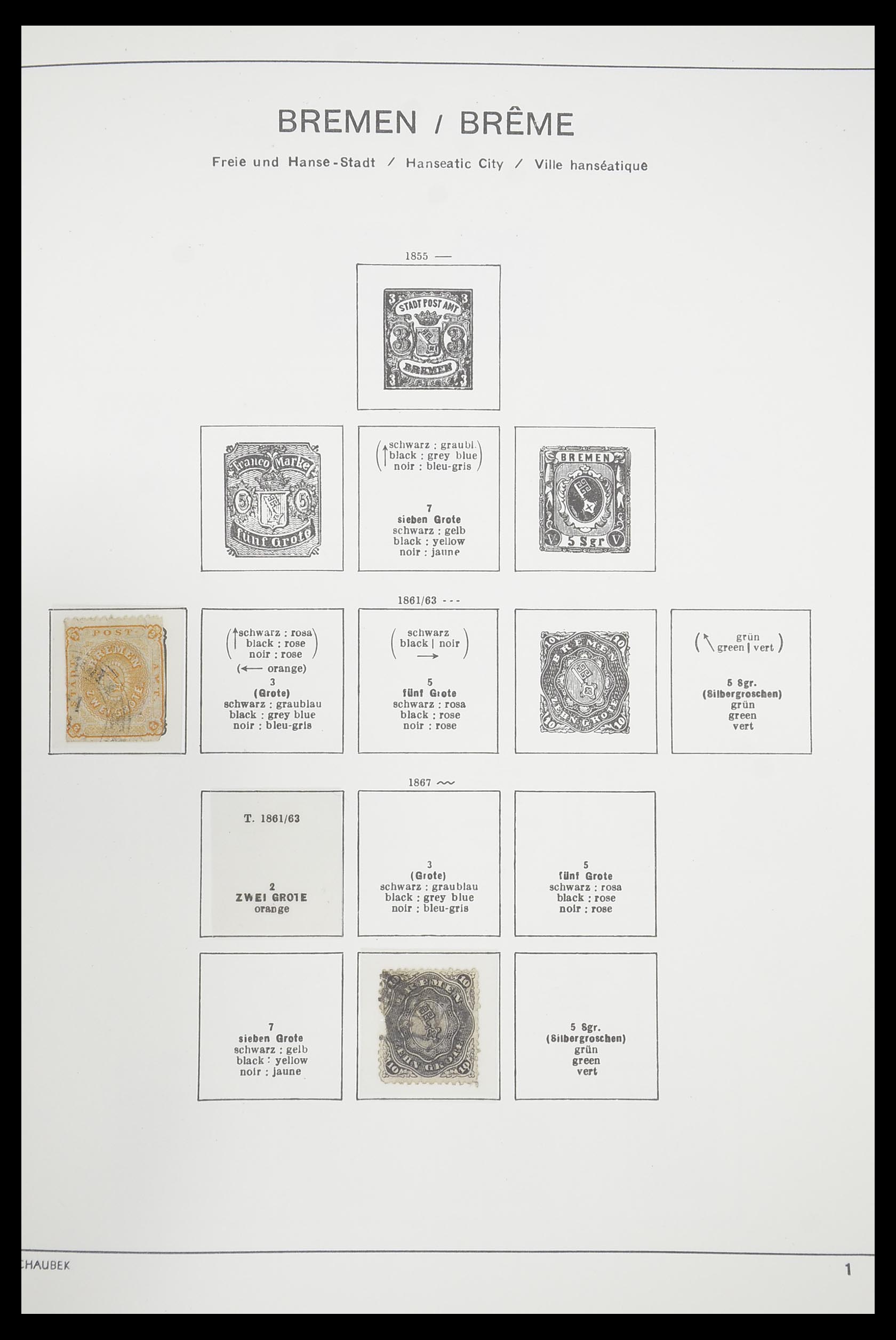 33694 005 - Postzegelverzameling 33694 Duitsland 1851-1946.