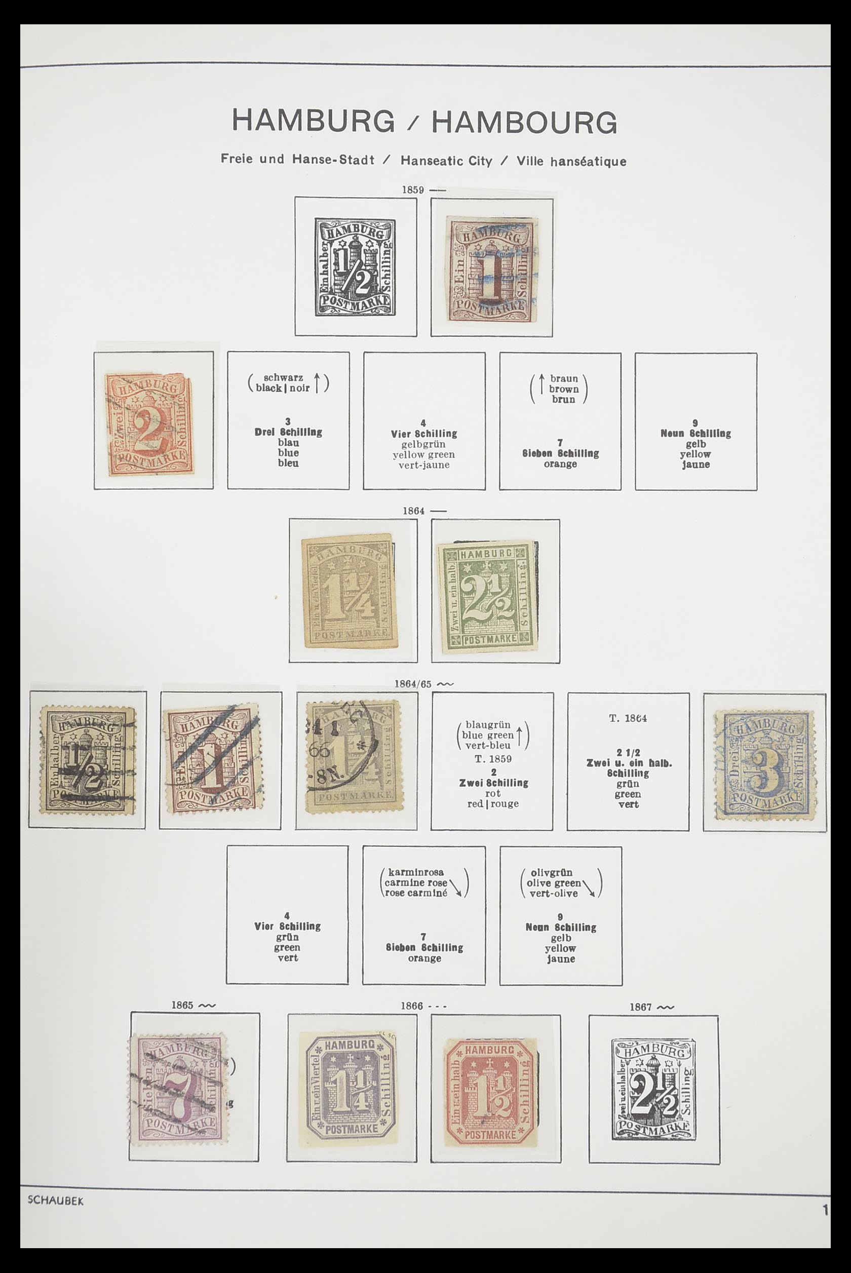 33694 006 - Postzegelverzameling 33694 Duitsland 1851-1946.