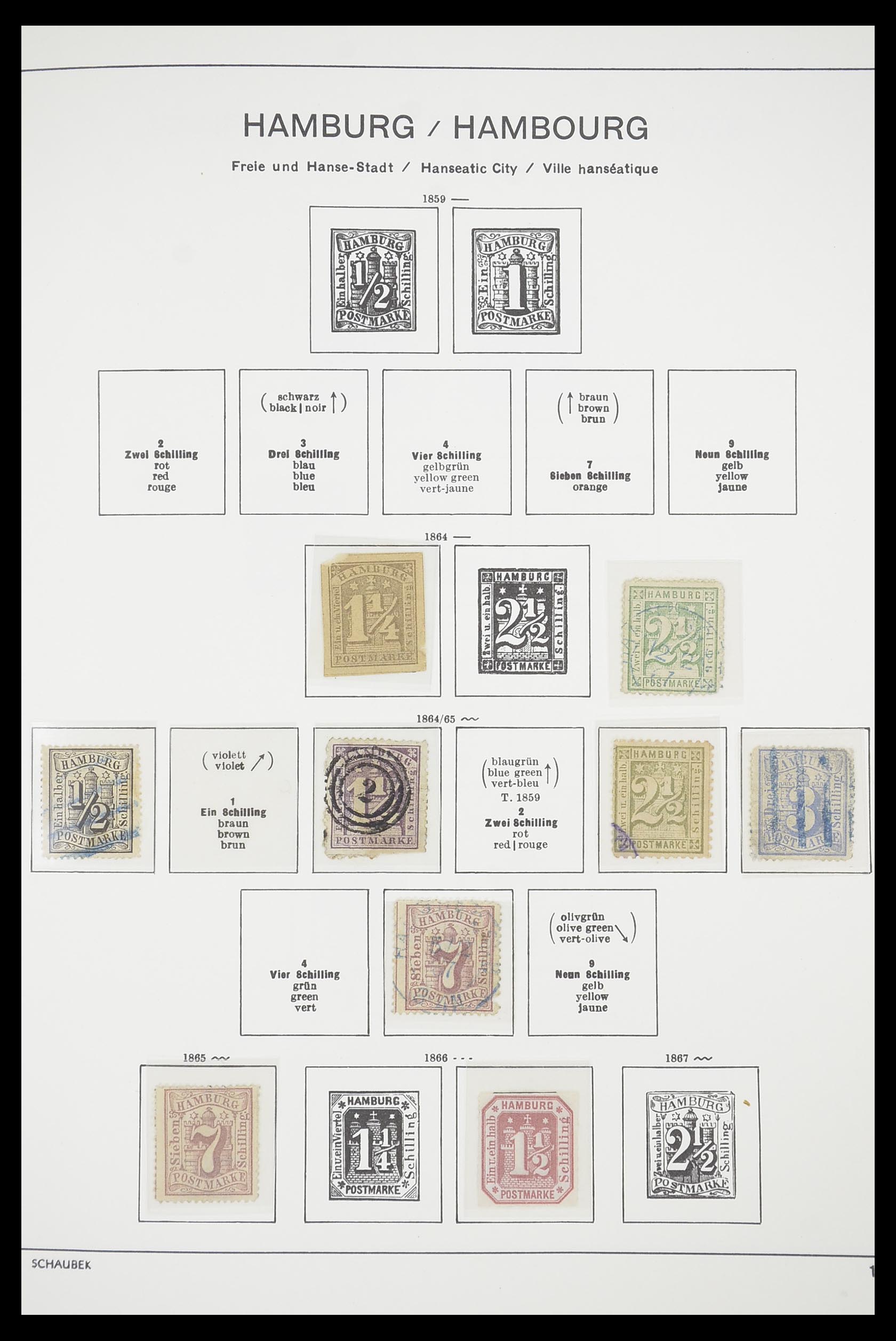 33694 007 - Stamp collection 33694 Germany 1851-1946.
