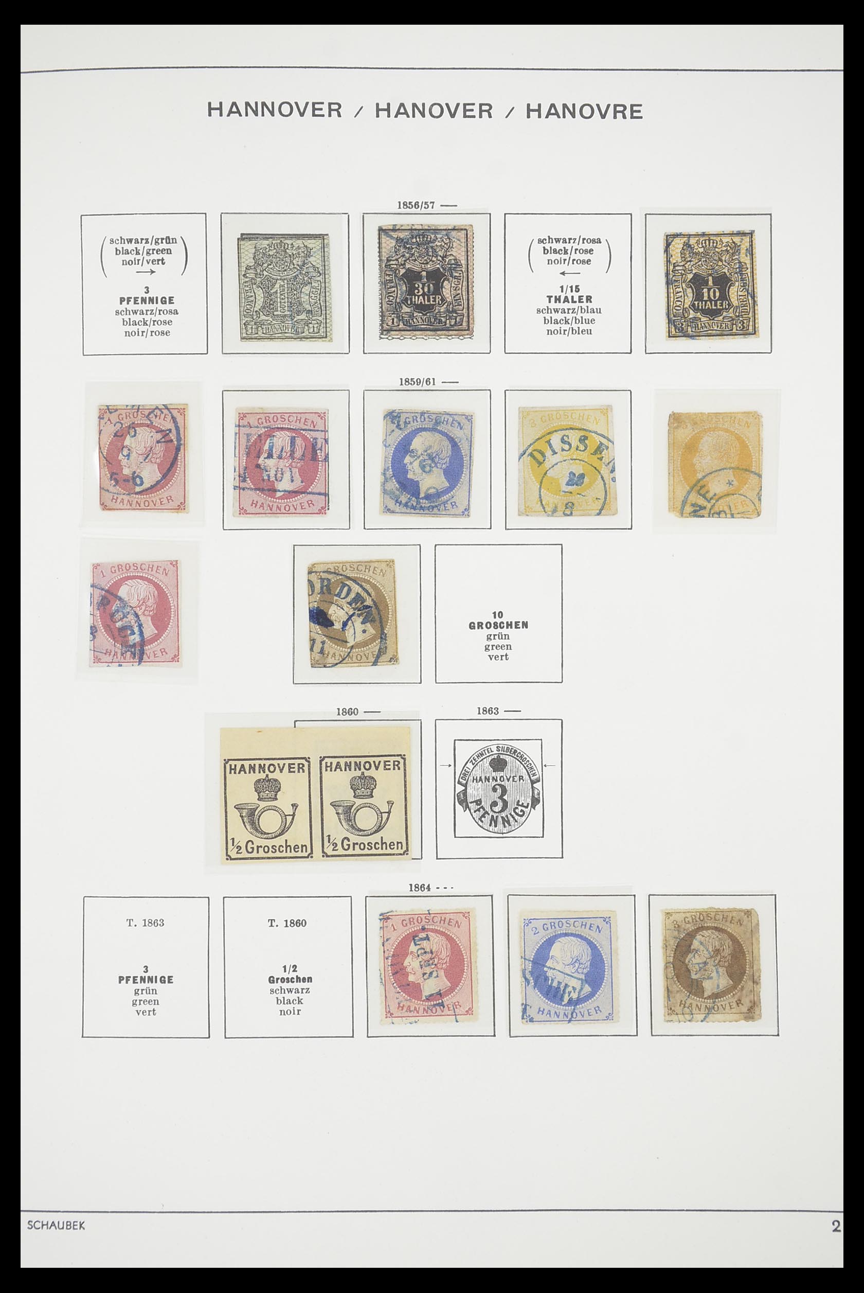 33694 009 - Stamp collection 33694 Germany 1851-1946.